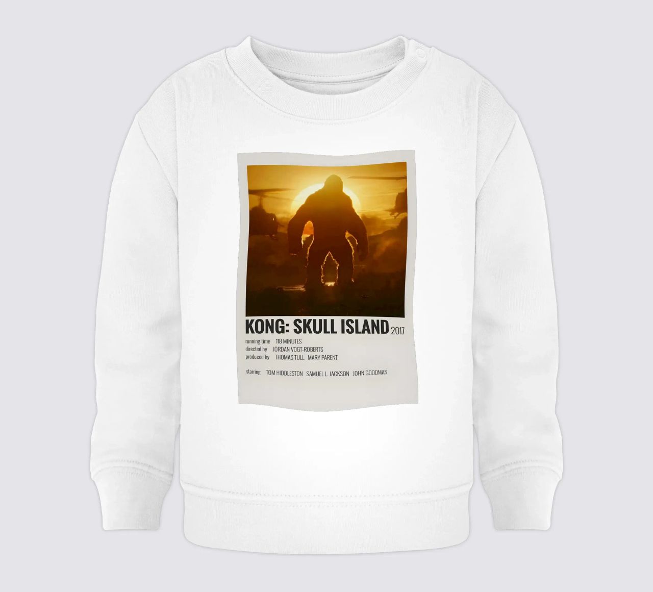 KONG SKULL ISLAND 2017 felpa neonato da MVFminimalist