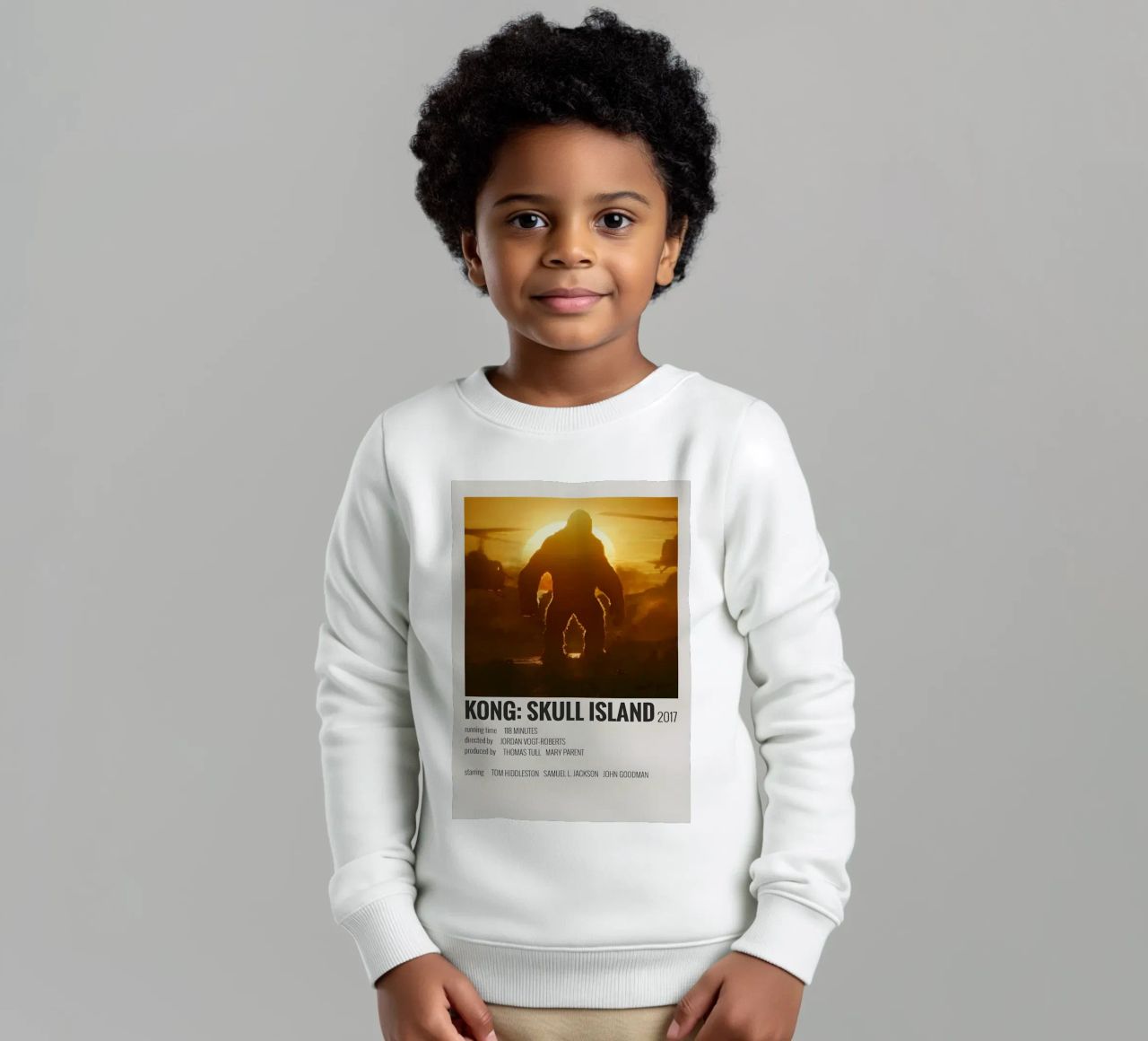 KONG SKULL ISLAND 2017 felpa bambino da MVFminimalist