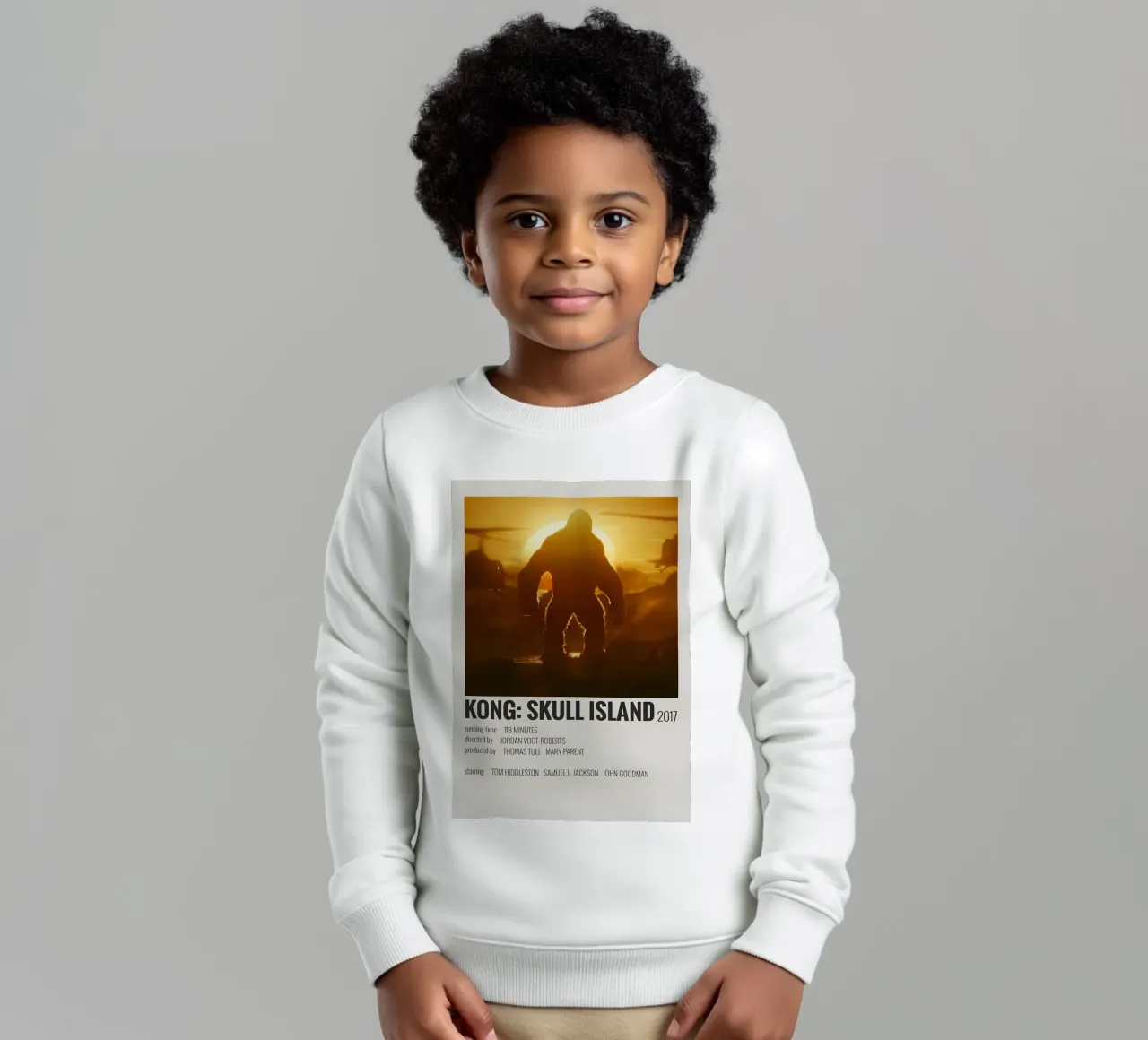 KONG SKULL ISLAND 2017 felpa bambino da MVFminimalist