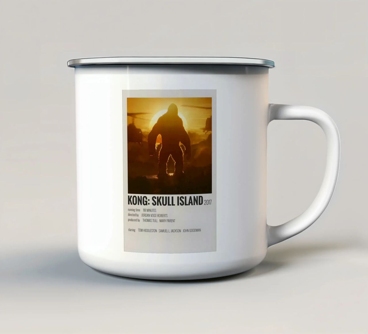KONG SKULL ISLAND 2017 tazza in smalto da MVFminimalist