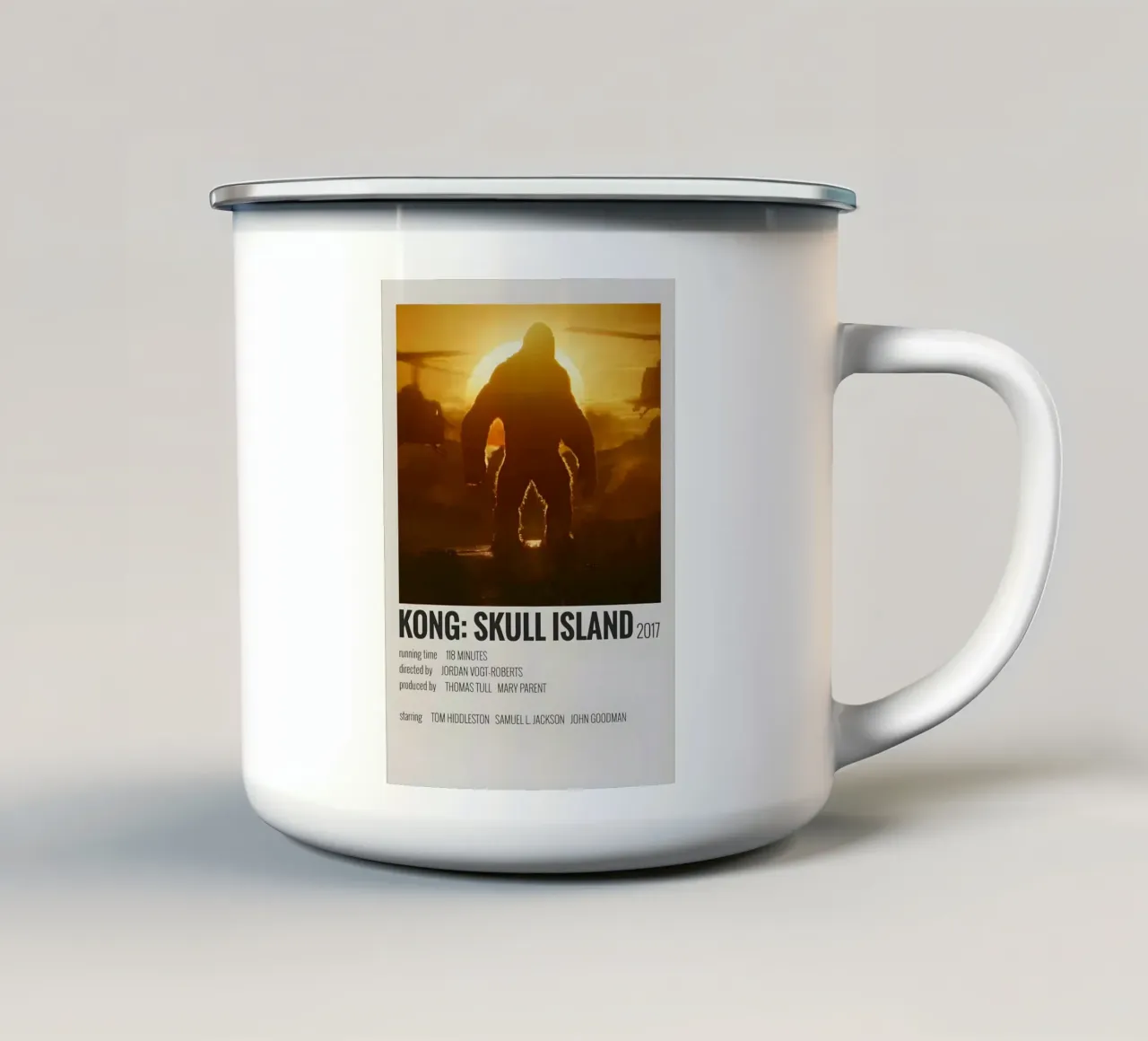 KONG SKULL ISLAND 2017 emaille mok van MVFminimalist