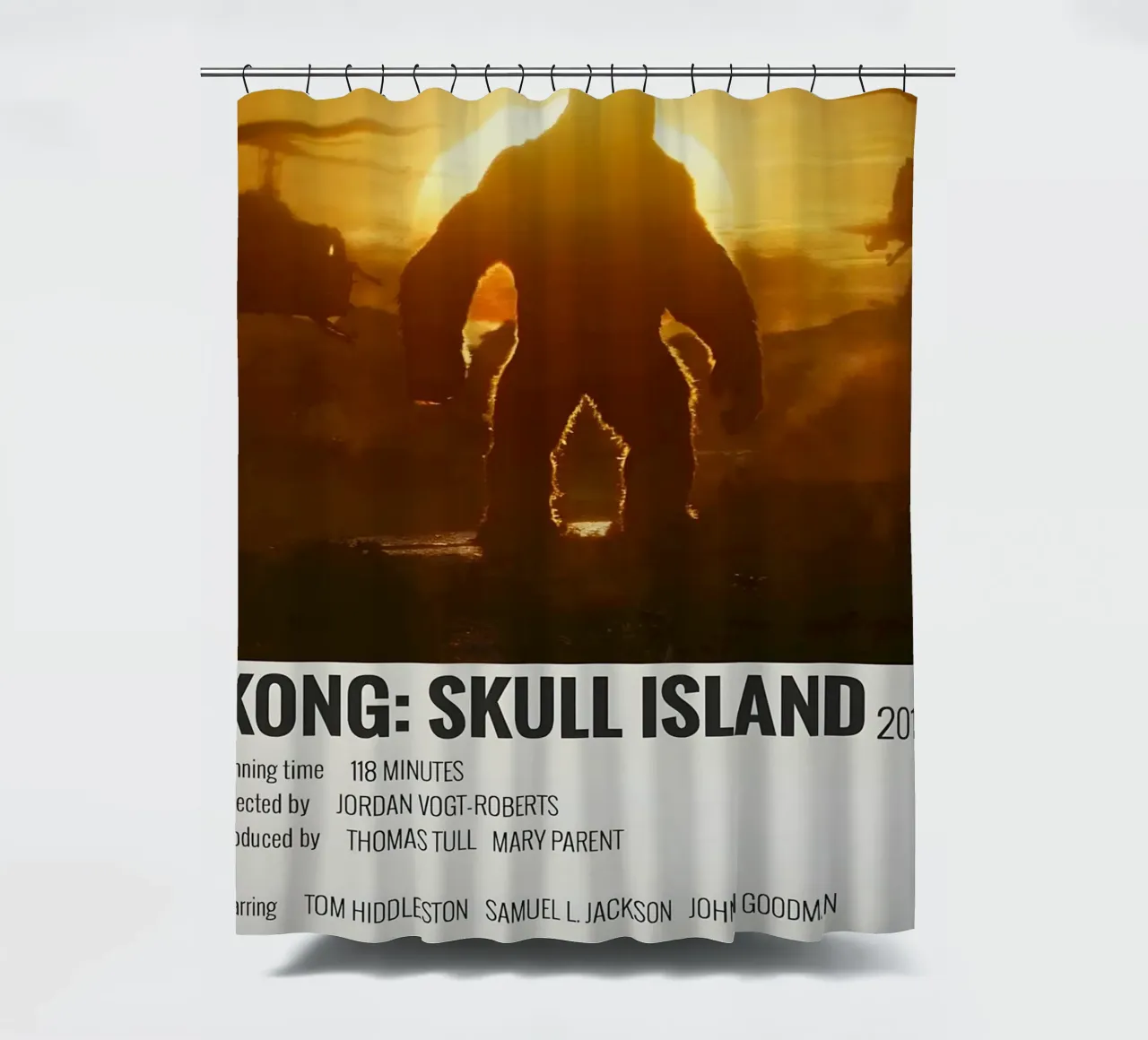 KONG SKULL ISLAND 2017 tenda da doccia da MVFminimalist