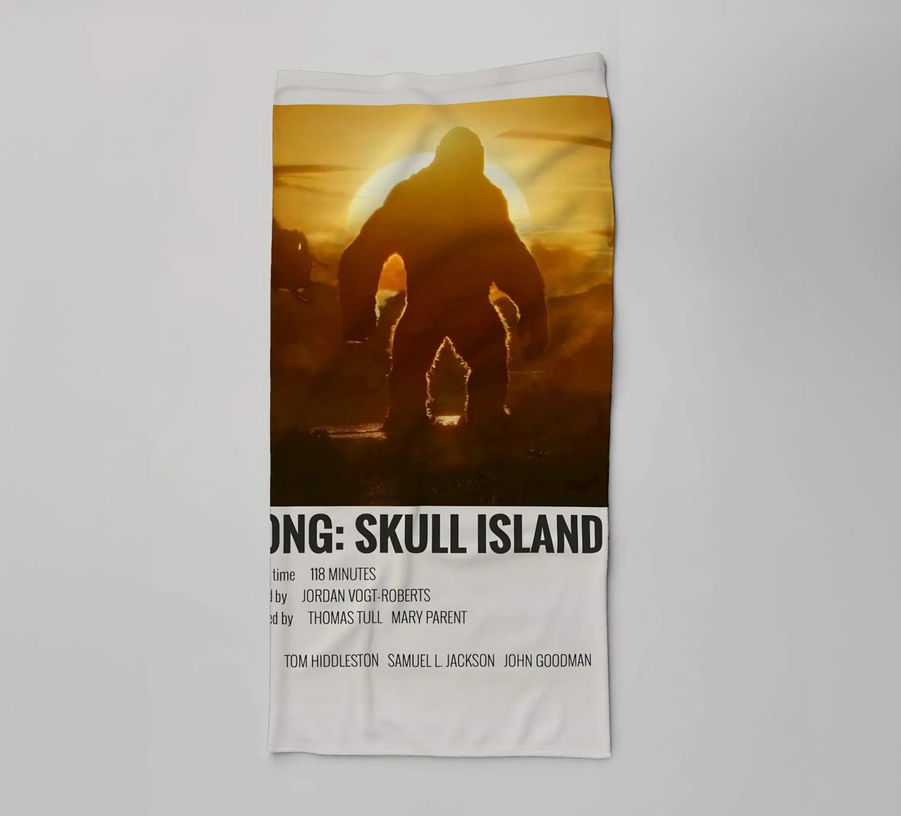 KONG SKULL ISLAND 2017 asciugamano da bagno da MVFminimalist