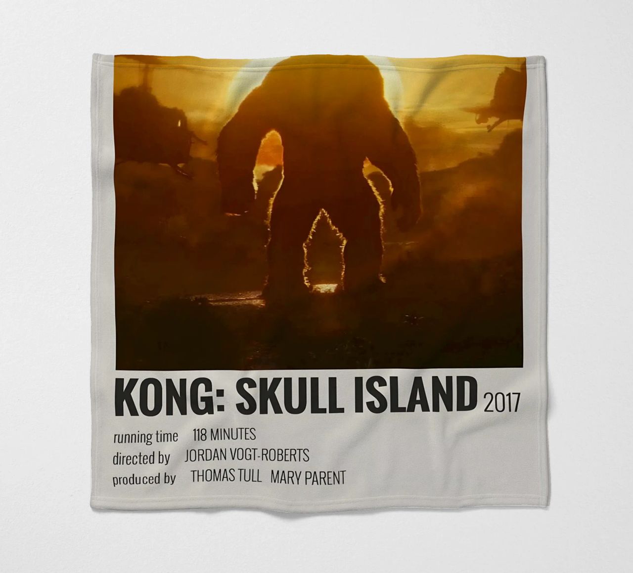 KONG SKULL ISLAND 2017 coperta in pile da MVFminimalist