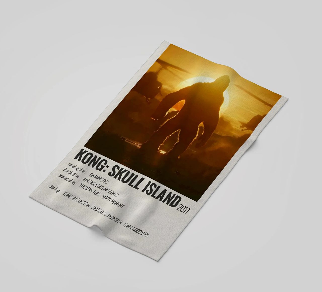 KONG SKULL ISLAND 2017 telo mare da MVFminimalist