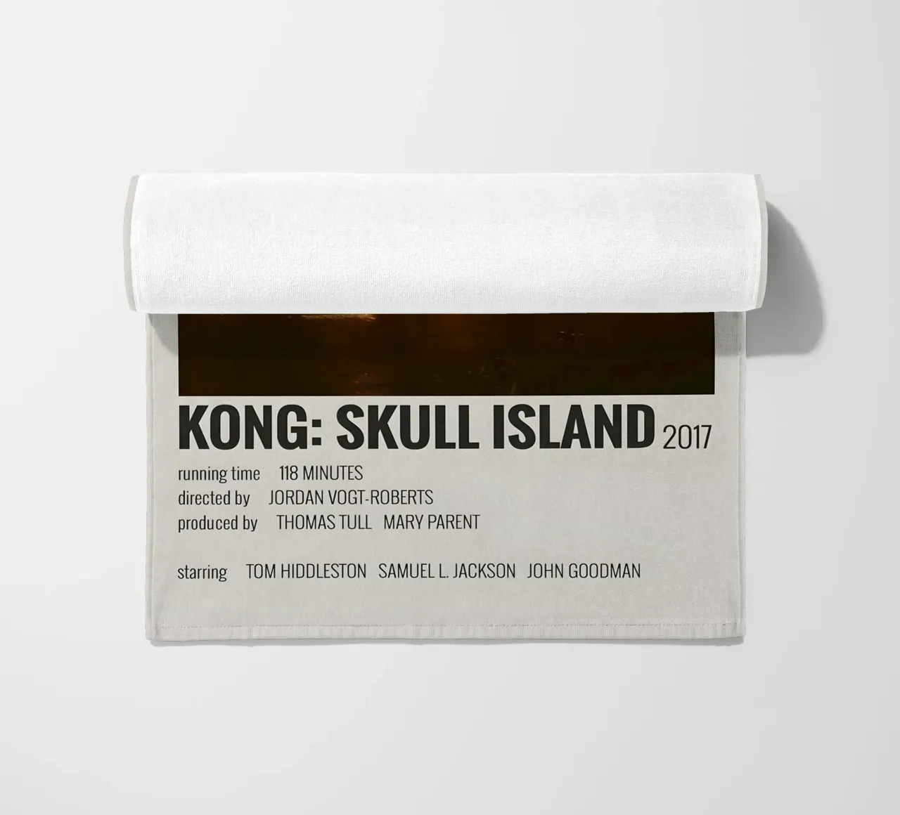 KONG SKULL ISLAND 2017 beach towel by MVFminimalist