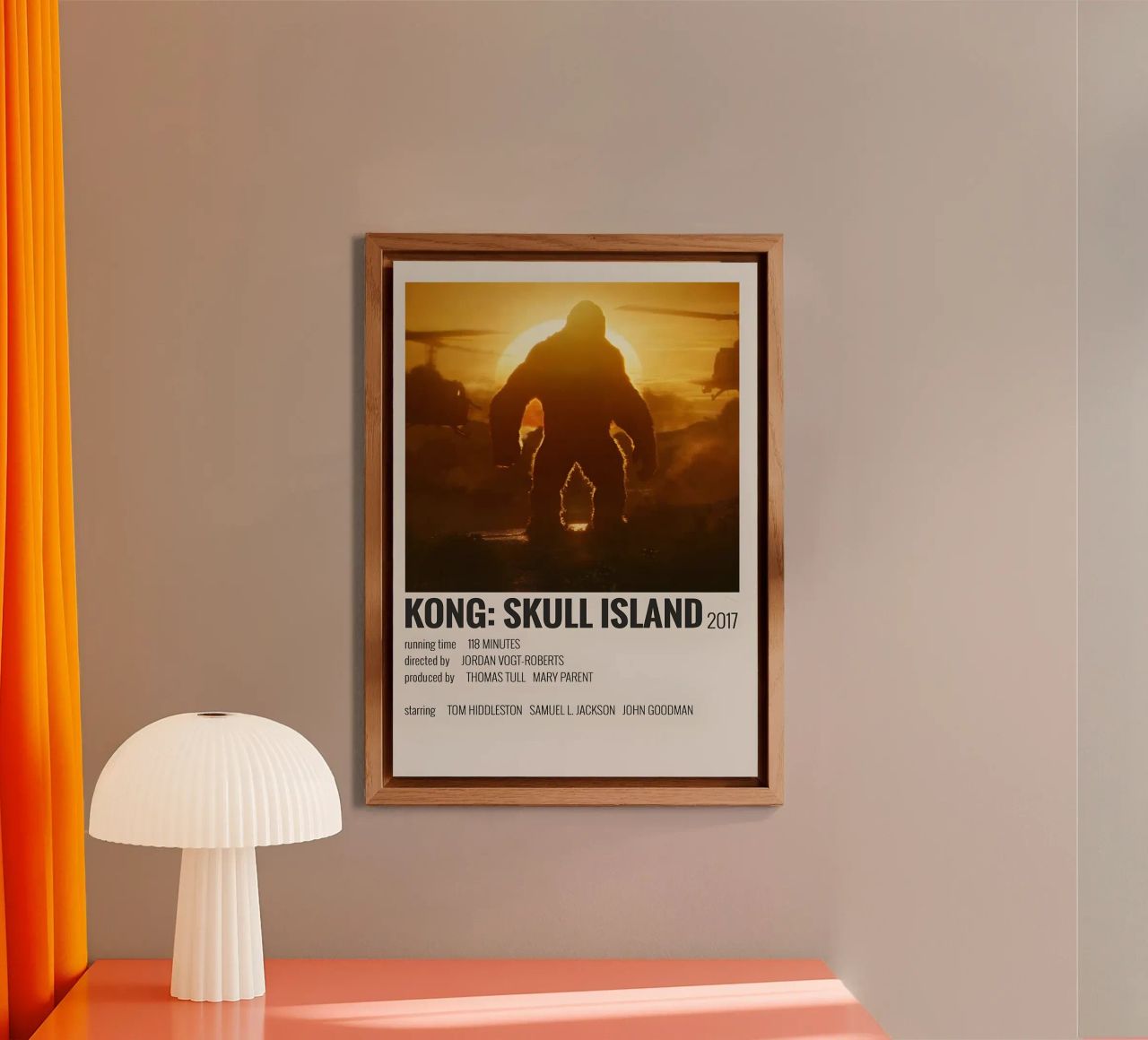 KONG SKULL ISLAND 2017 alluminio dibond da MVFminimalist