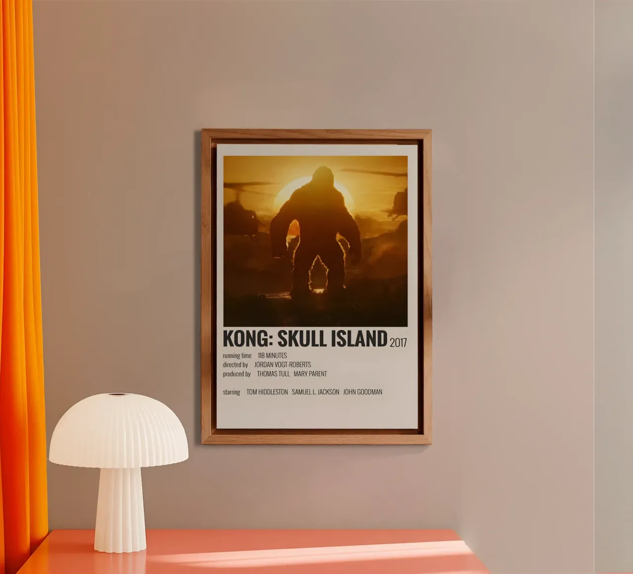 KONG SKULL ISLAND 2017 alluminio dibond da MVFminimalist