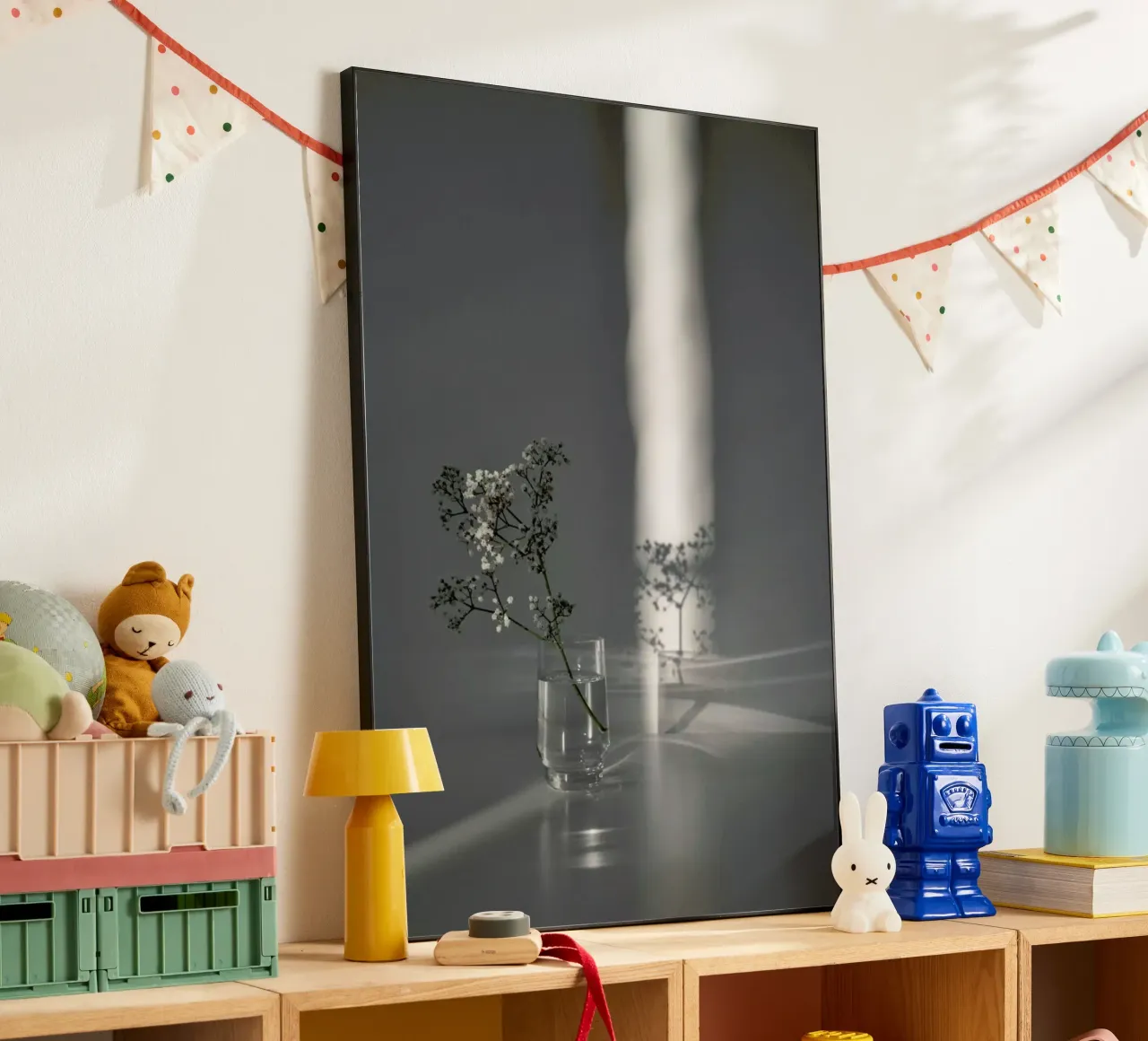 Flower Branch In A Magic Sunbeam alluminio dibond da Studio Nahili