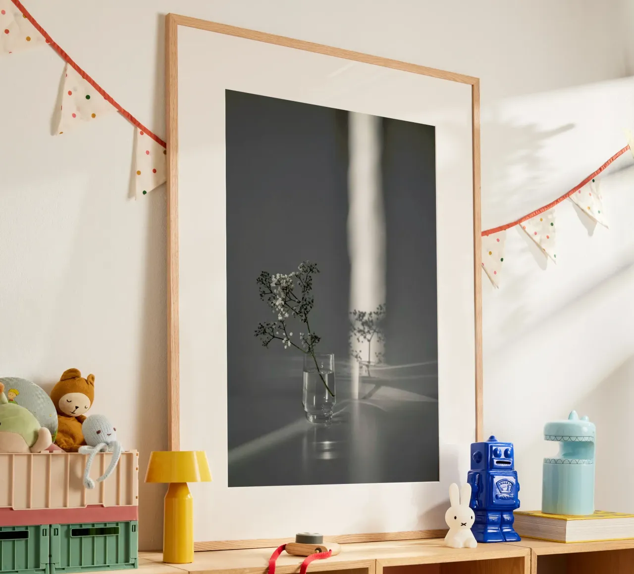 Flower Branch In A Magic Sunbeam poster da Studio Nahili