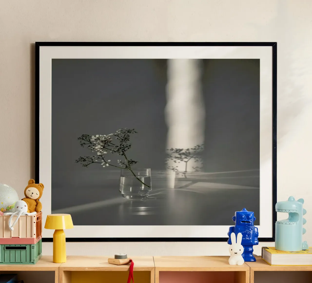 Flower Branch In A Magic Sunbeam poster da Studio Nahili