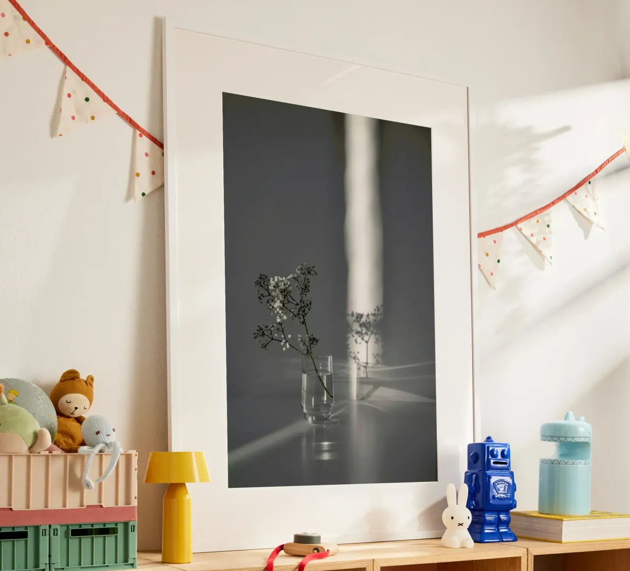 Flower Branch In A Magic Sunbeam poster da Studio Nahili