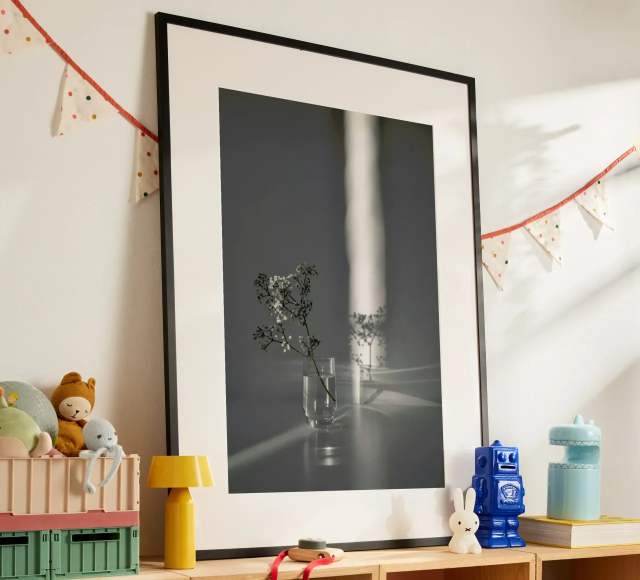 Flower Branch In A Magic Sunbeam poster da Studio Nahili