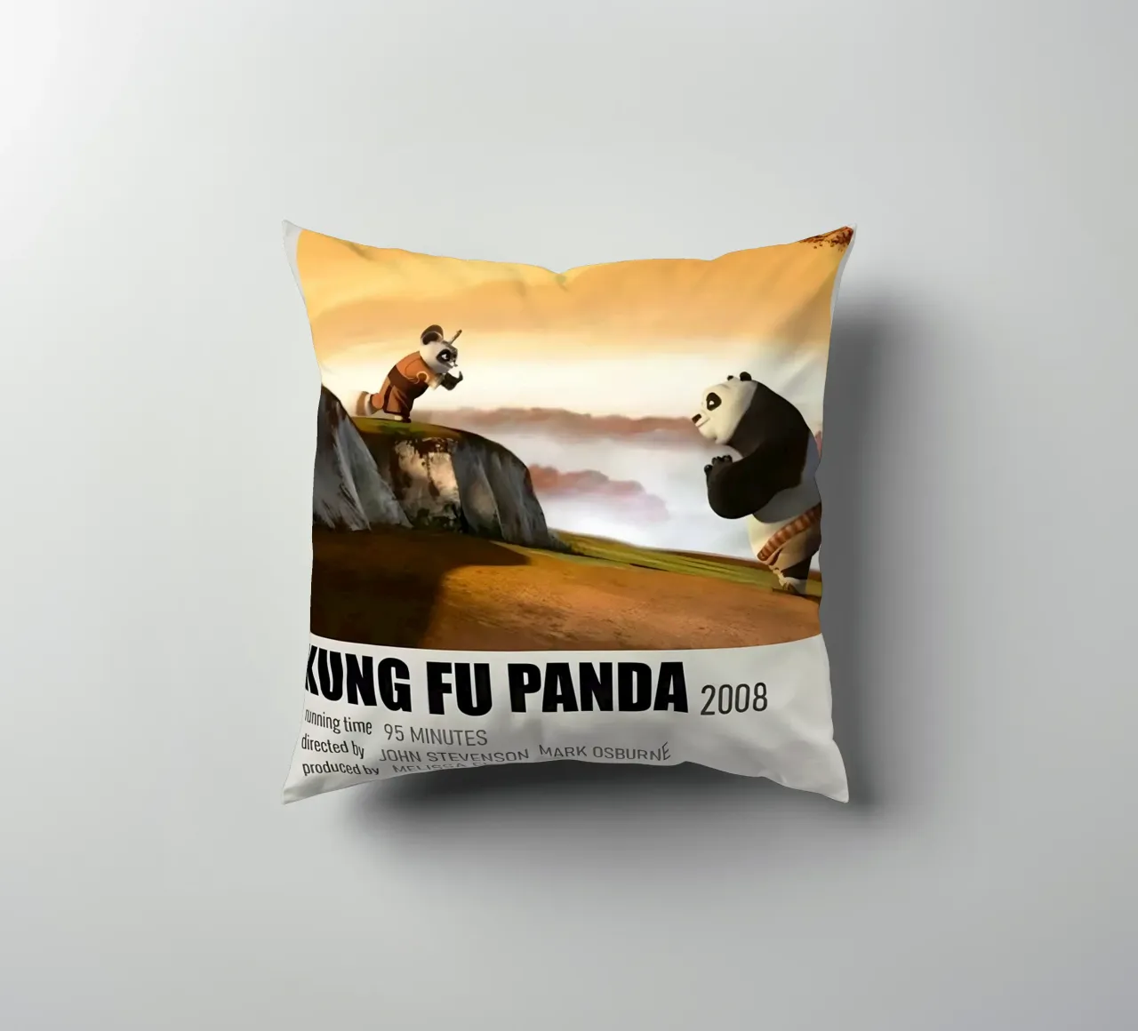KUNG FU PANDA 2008 cuscino da MVFminimalist
