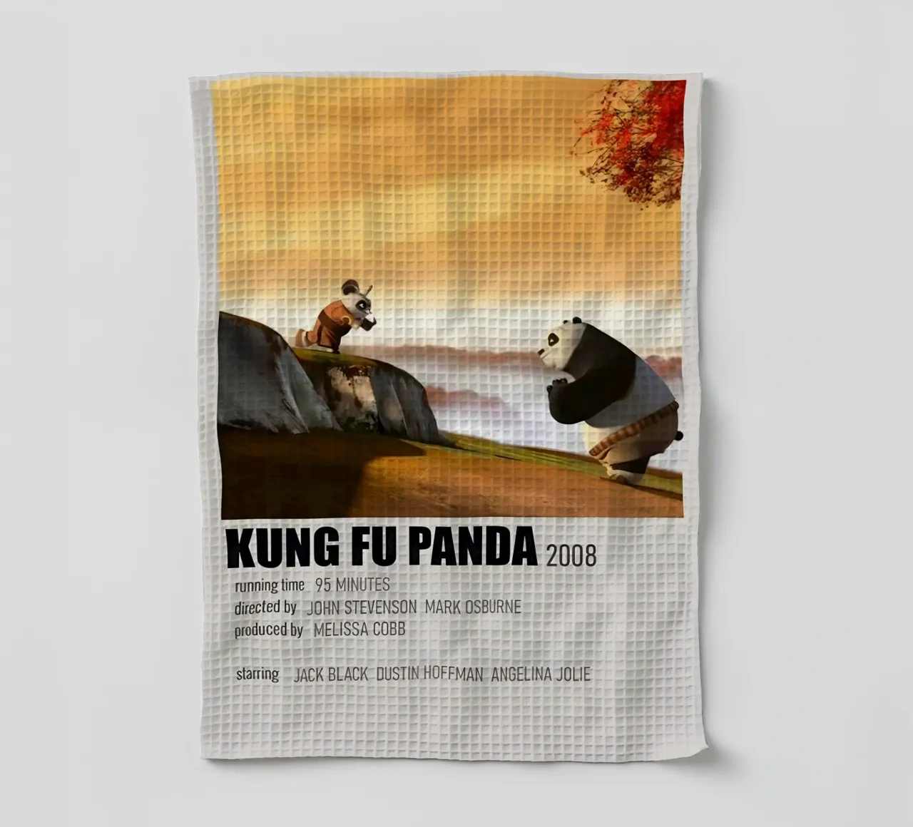 KUNG FU PANDA 2008 canovaccio da cucina da MVFminimalist