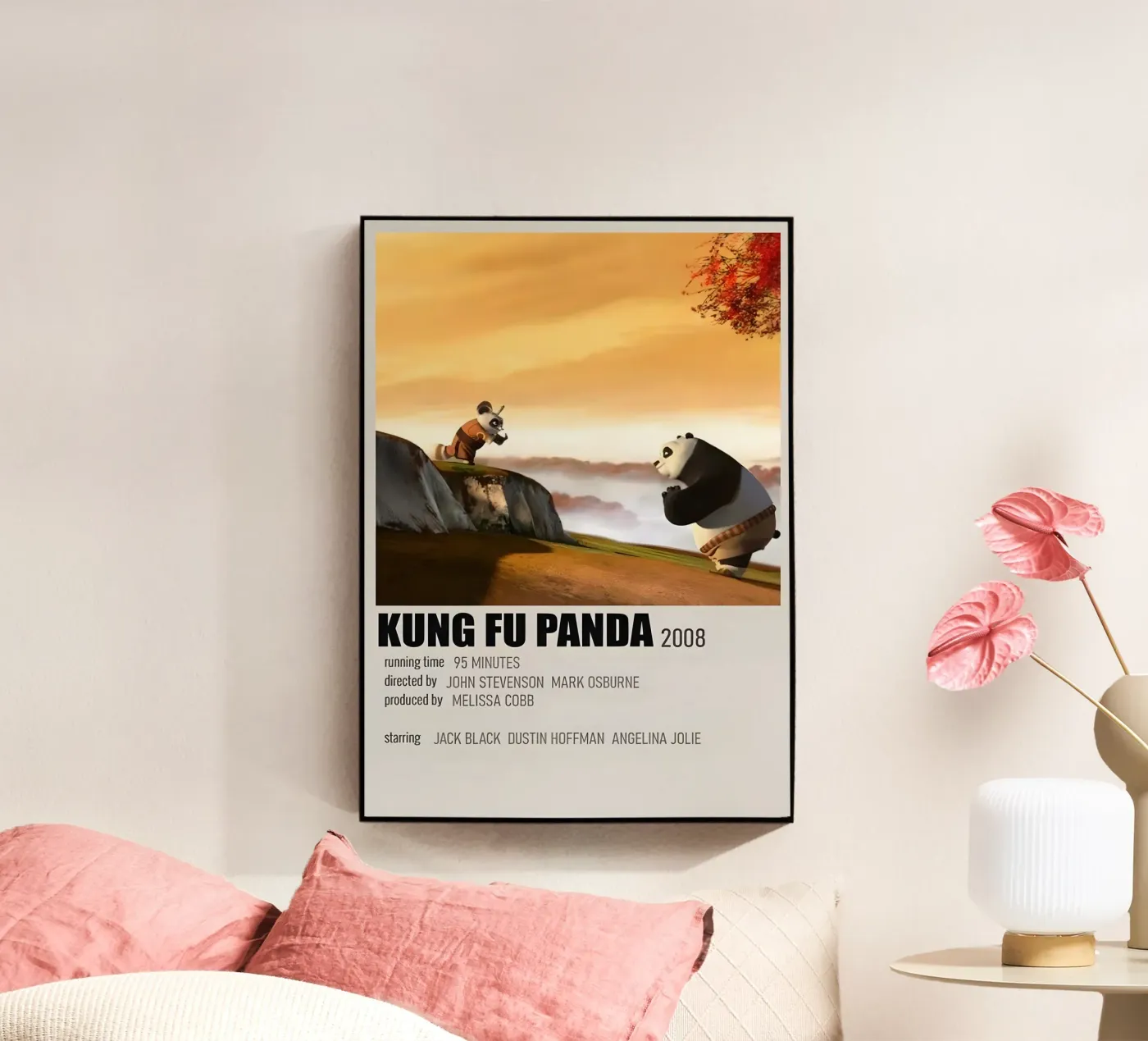 KUNG FU PANDA 2008 plexiglass da MVFminimalist
