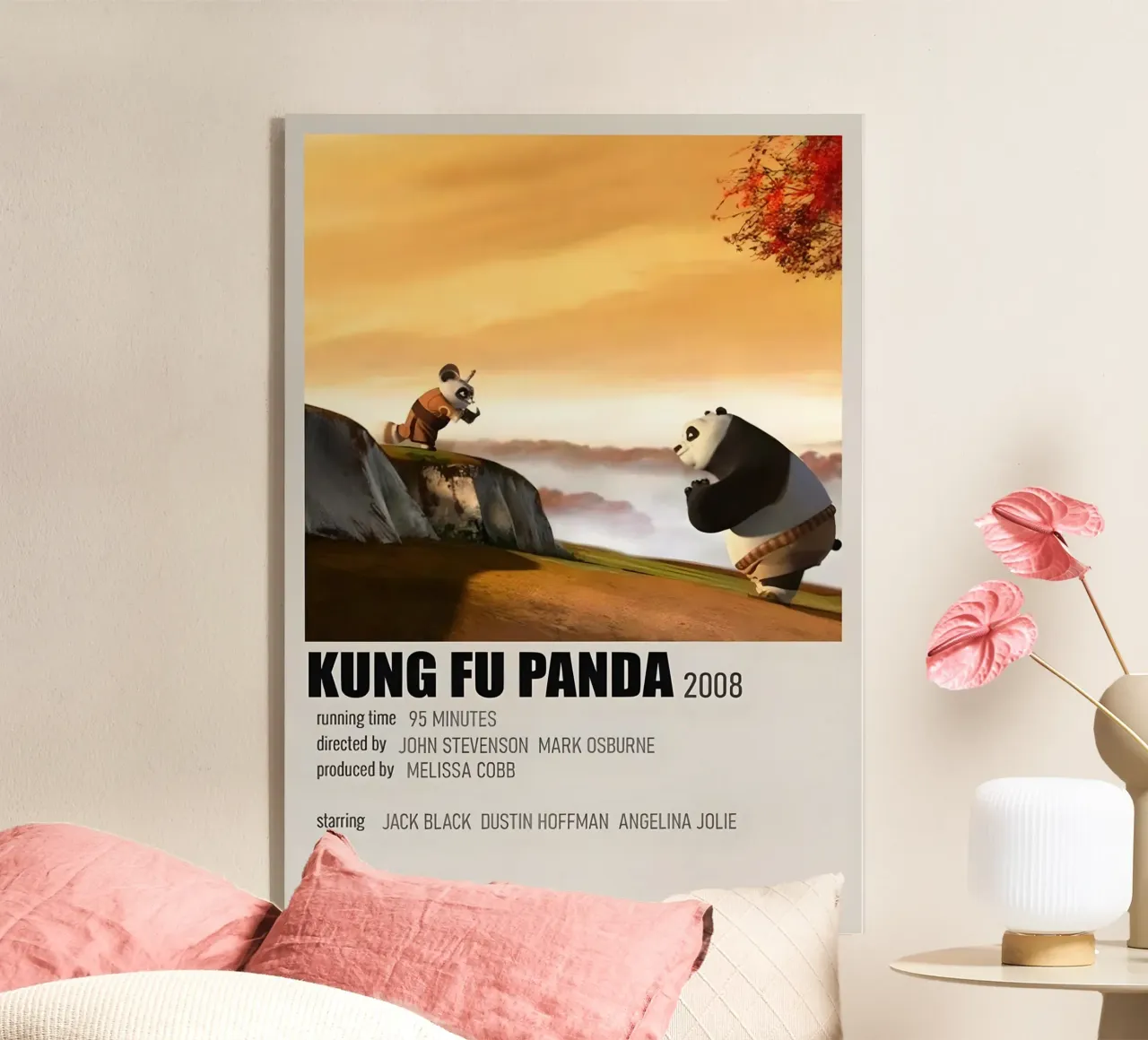 KUNG FU PANDA 2008 plexiglass da MVFminimalist