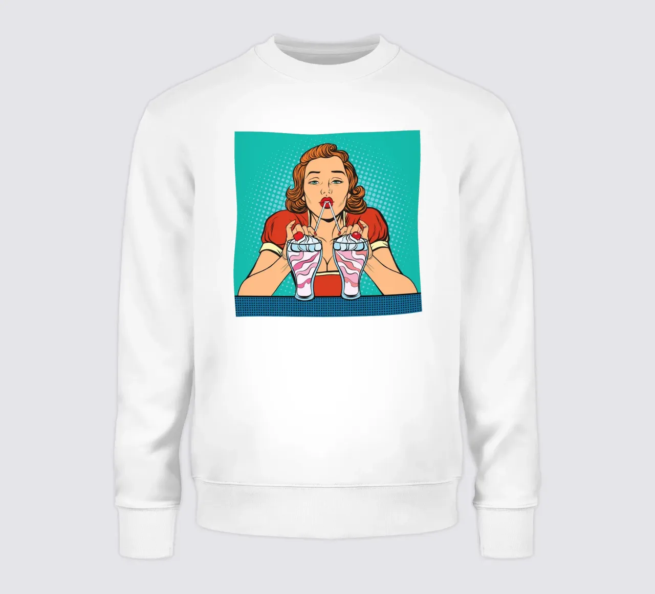Two At A Time Sweatshirt von estellebardal