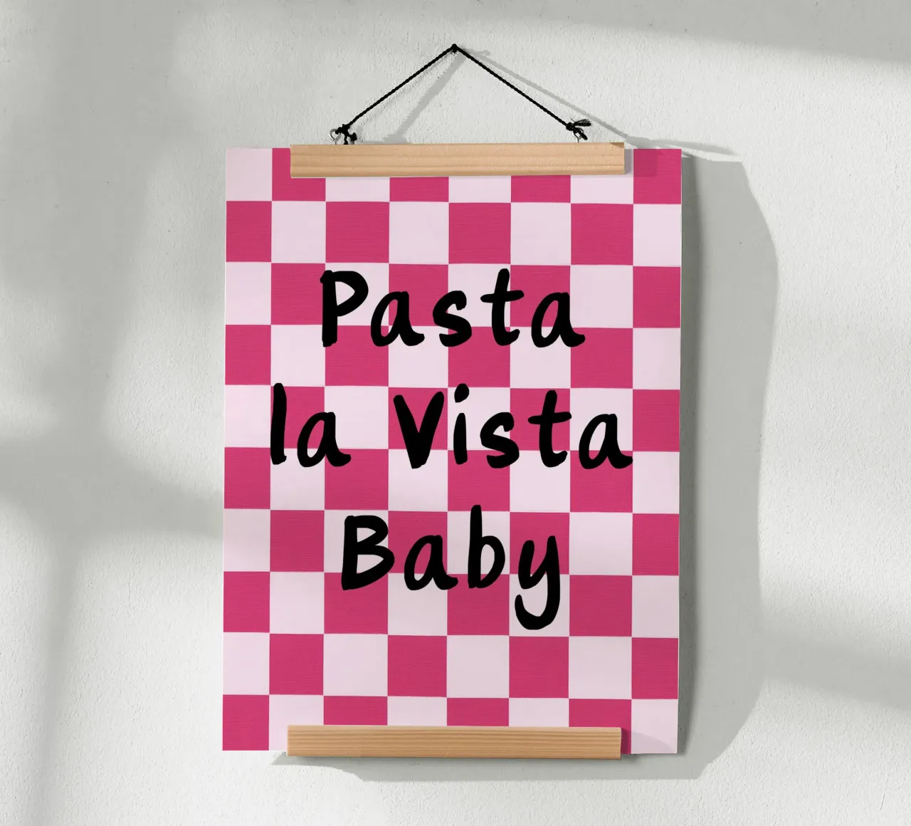Pasta la Vista Baby con stile poster da Carinaprint