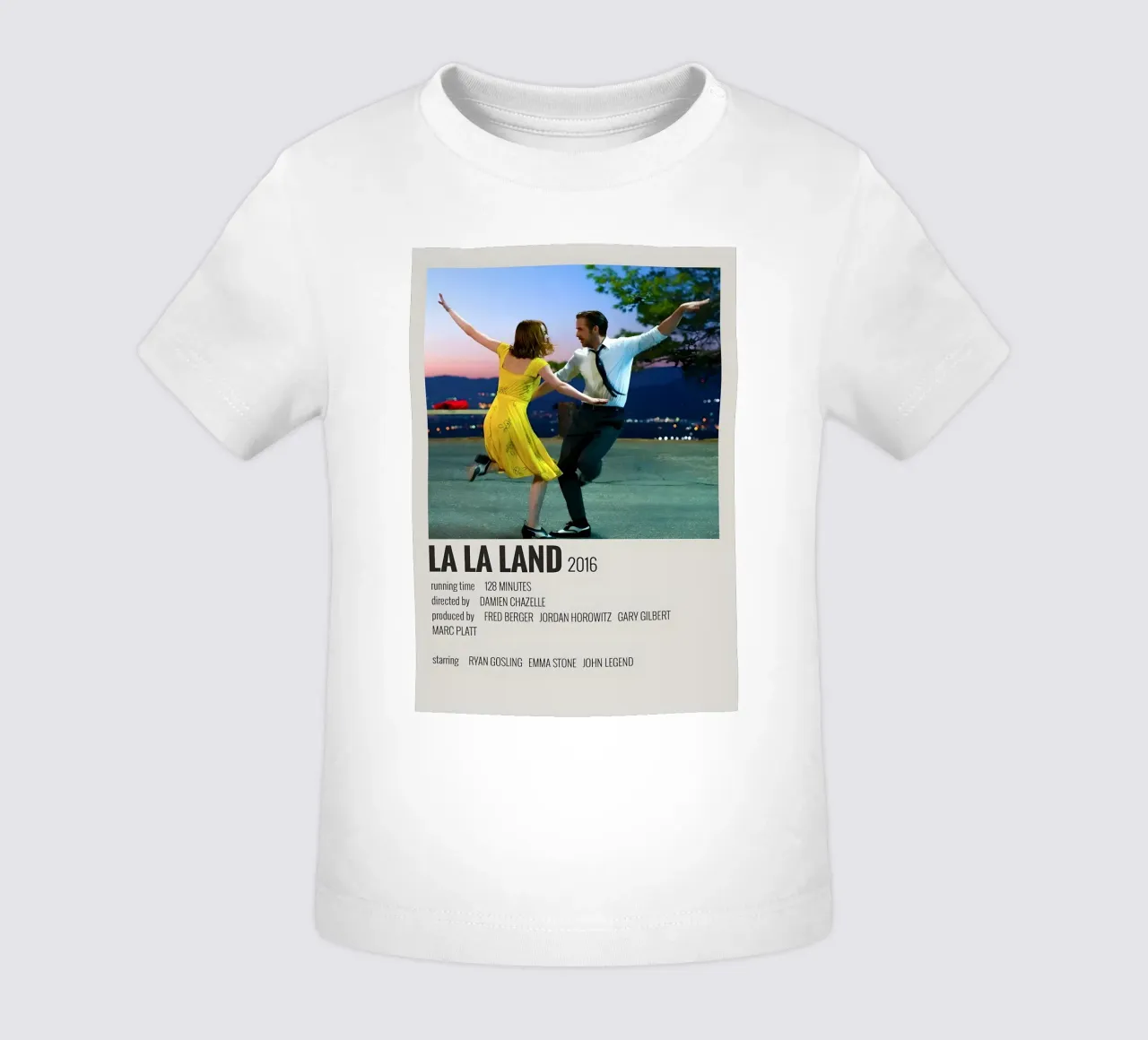 LA LA LAND 2016 baby t-shirt by MVFminimalist