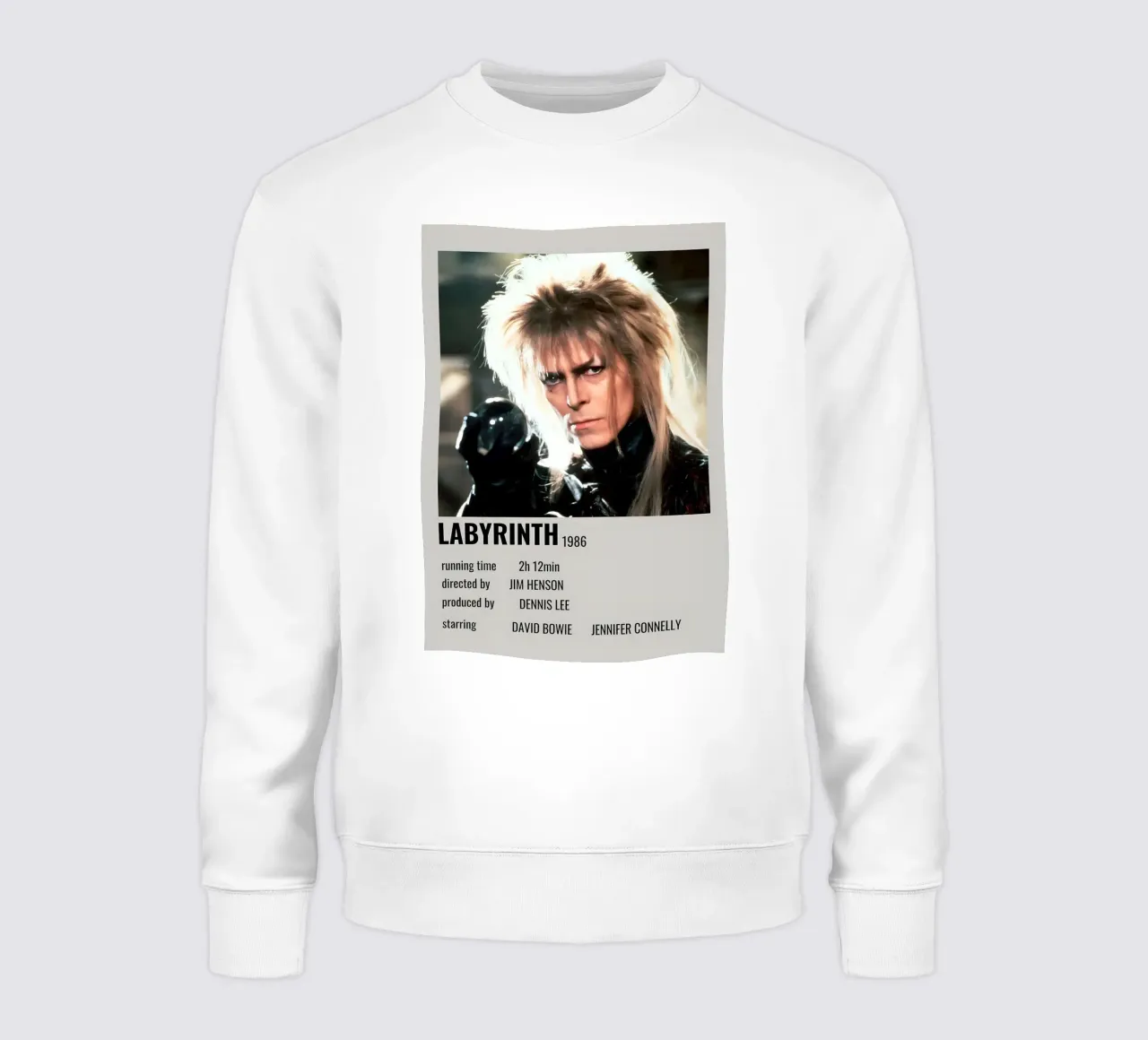 LABYRINTH 1986 felpa da MVFminimalist