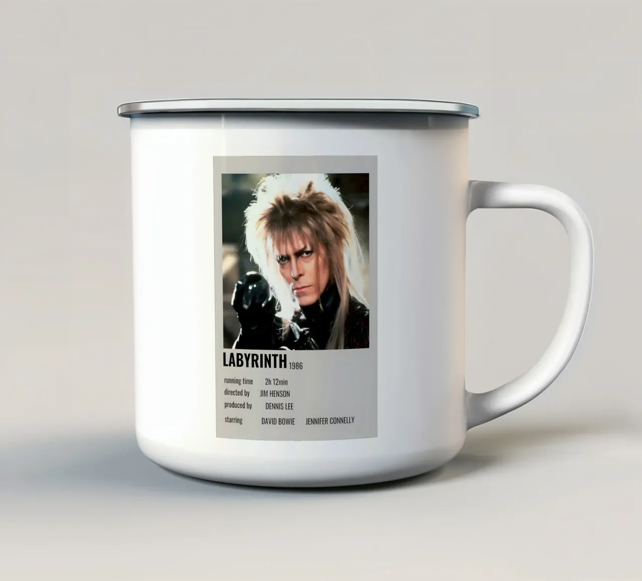 LABYRINTH 1986 tazza in smalto da MVFminimalist