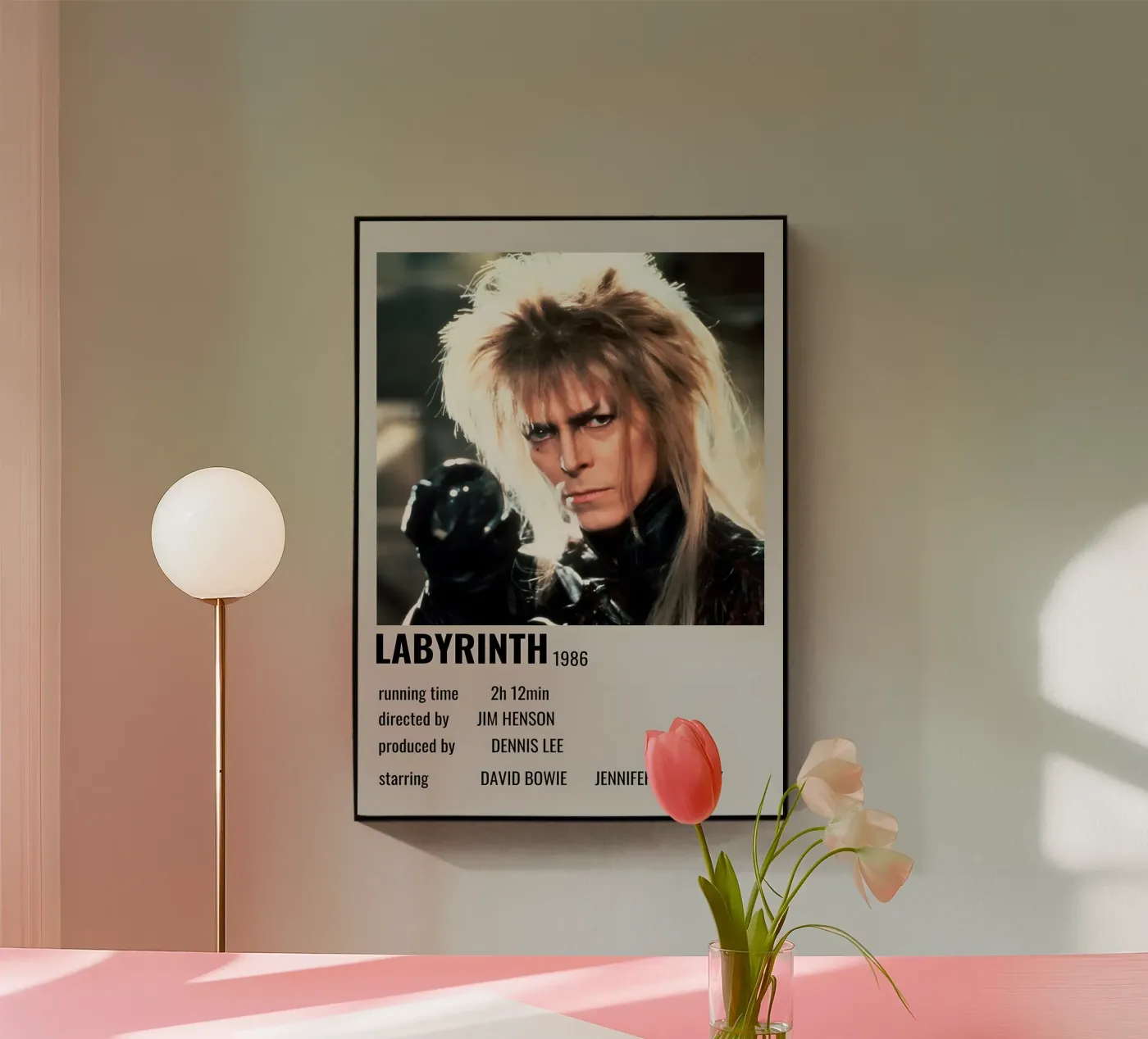 LABYRINTH 1986 acryl van MVFminimalist