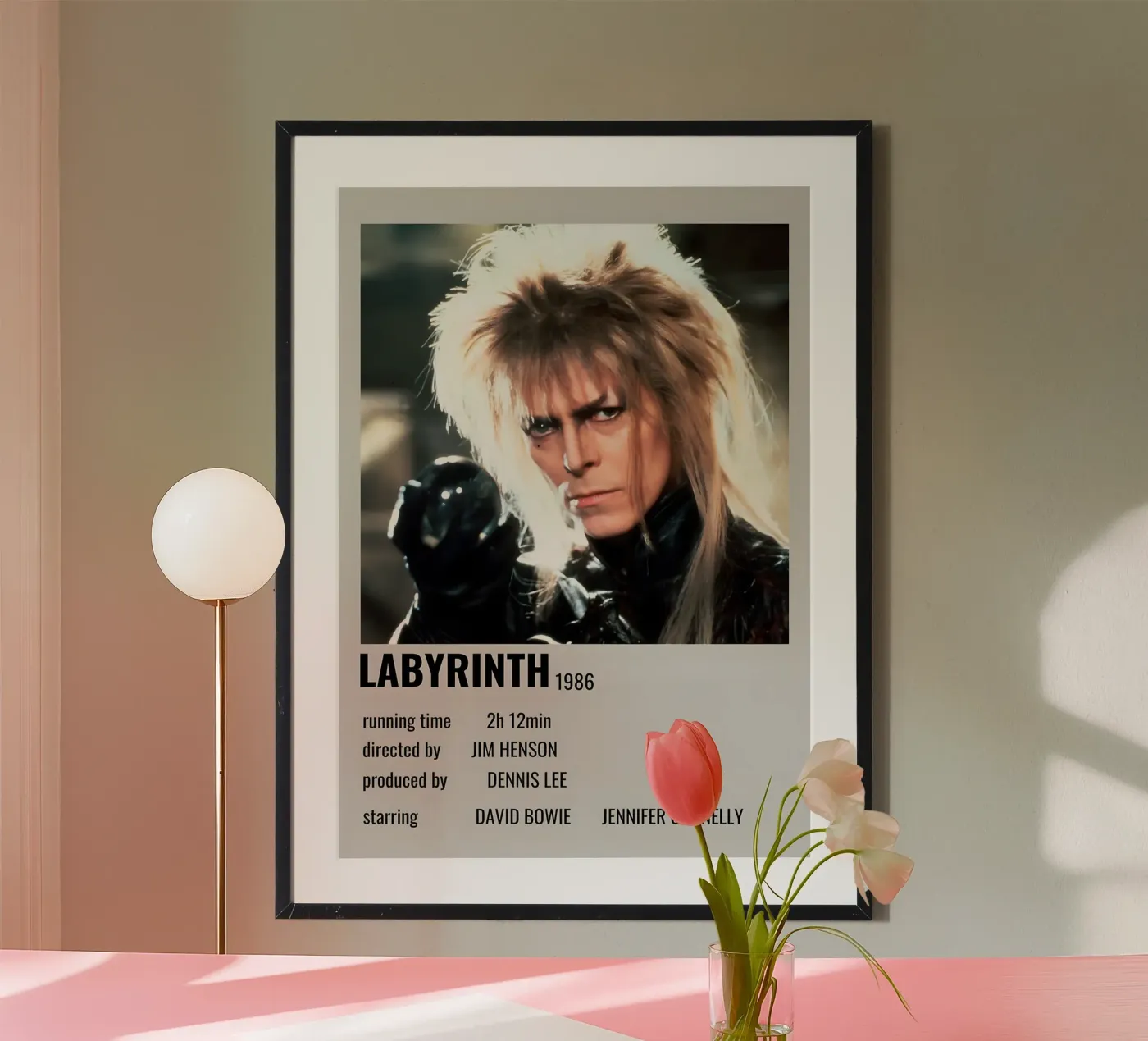 LABYRINTH 1986 poster by MVFminimalist