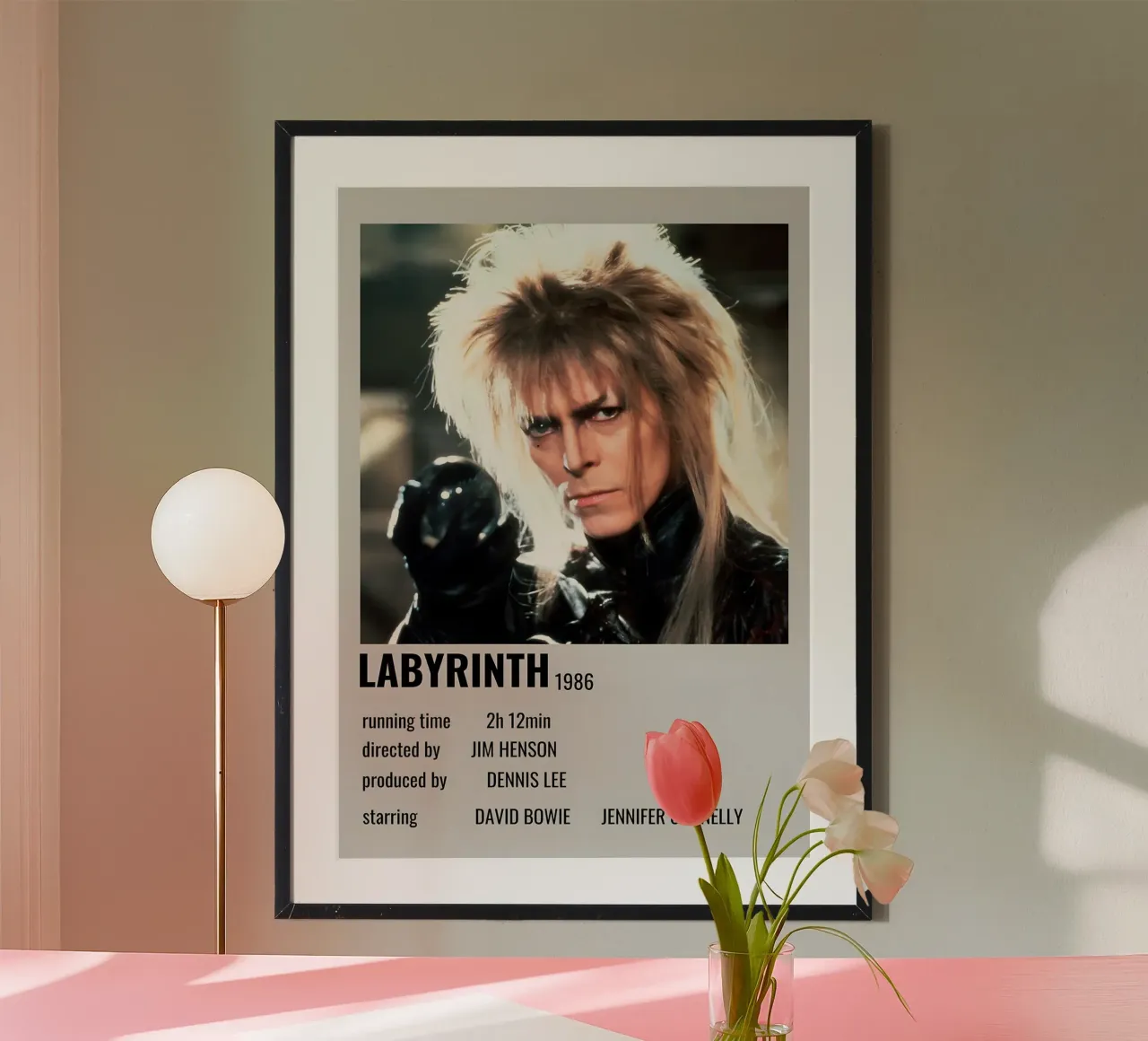 LABYRINTH 1986 poster da MVFminimalist