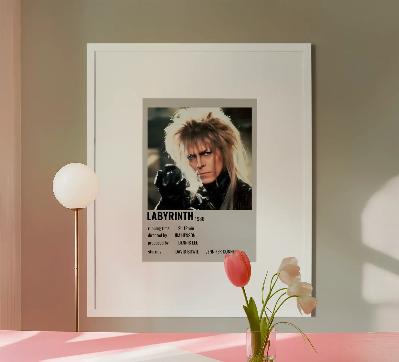 LABYRINTH 1986 poster by MVFminimalist