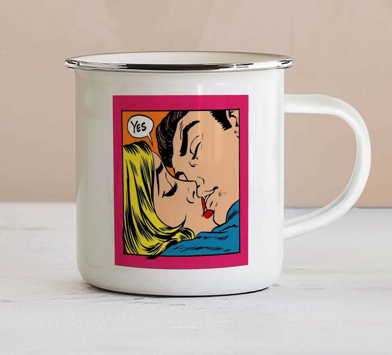 Yes tazza in smalto da estellebardal