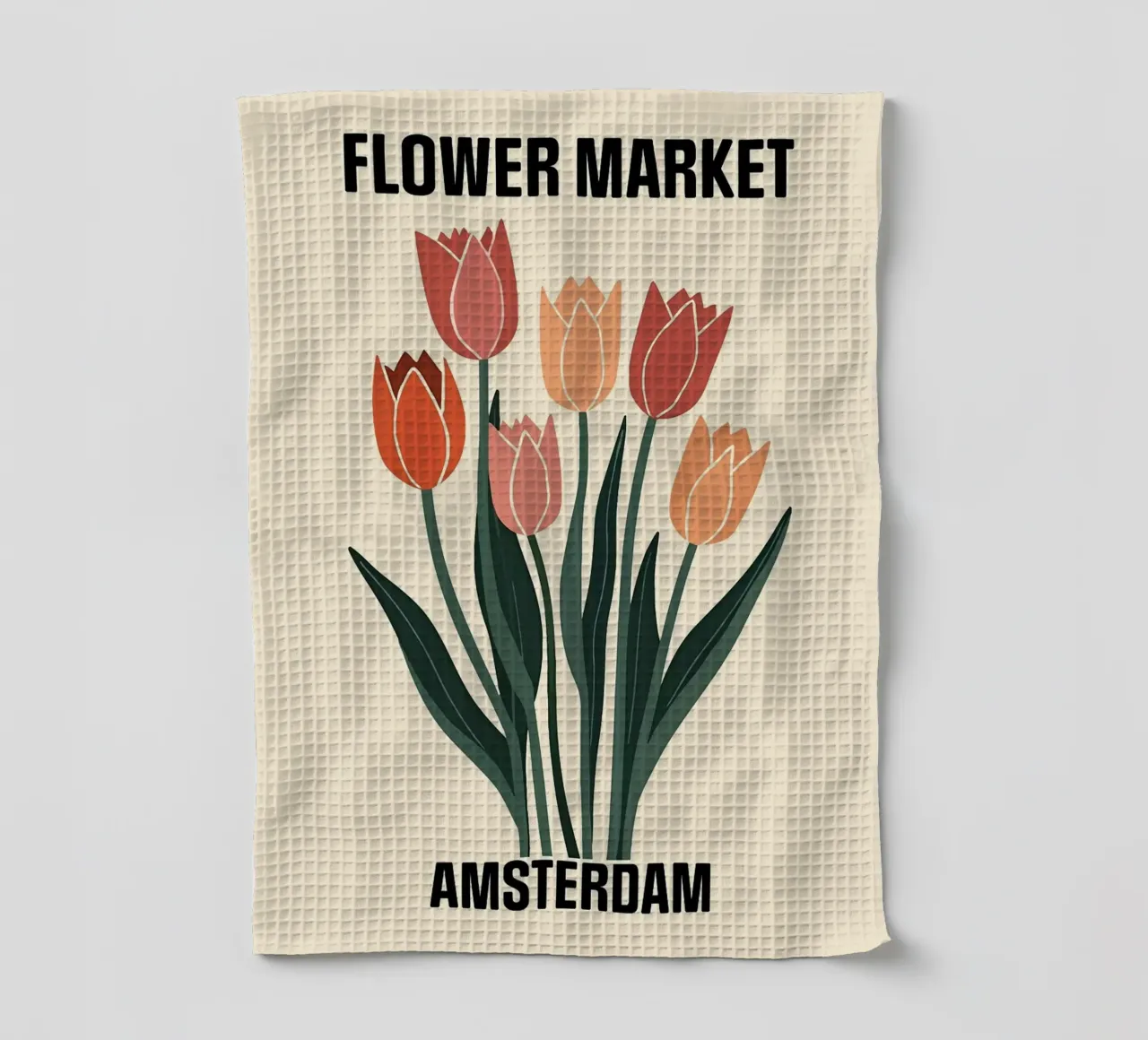 Mercato dei fiori di Amsterdam canovaccio da cucina da FlowersShop