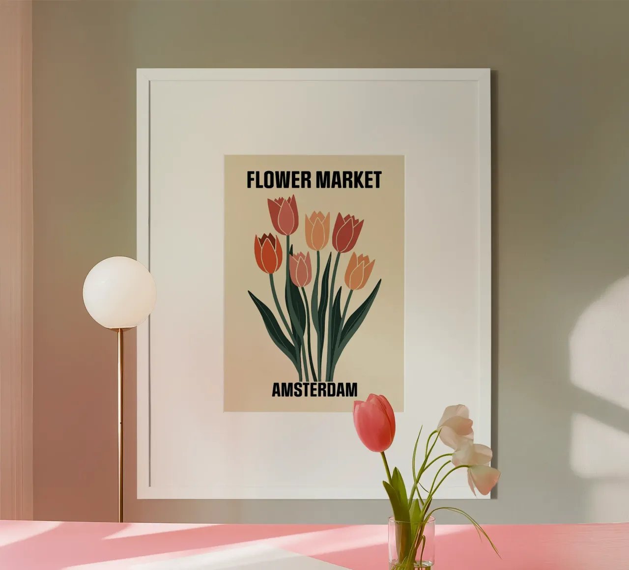 Mercato dei fiori di Amsterdam poster da FlowersShop