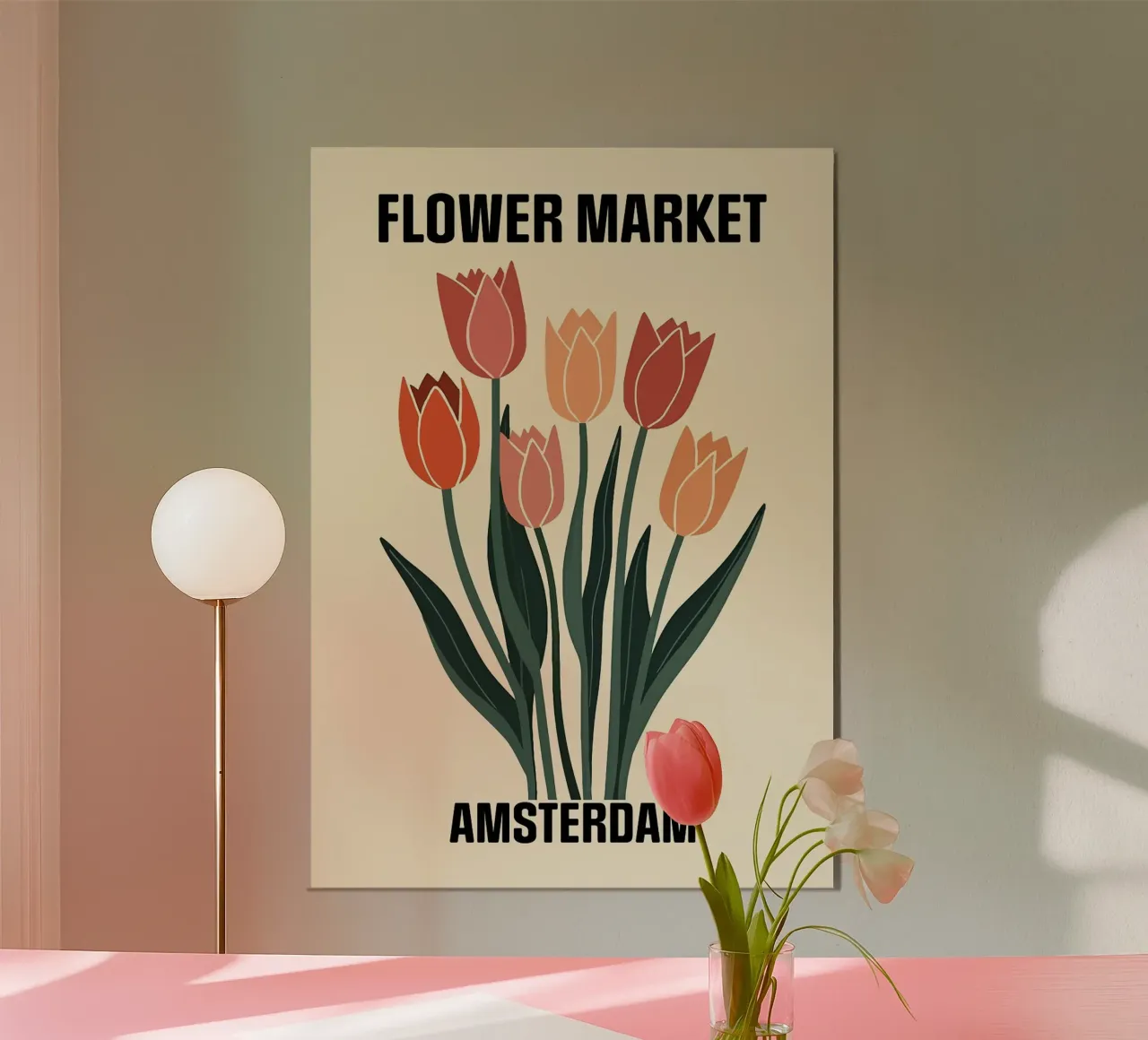 Mercato dei fiori di Amsterdam poster da FlowersShop