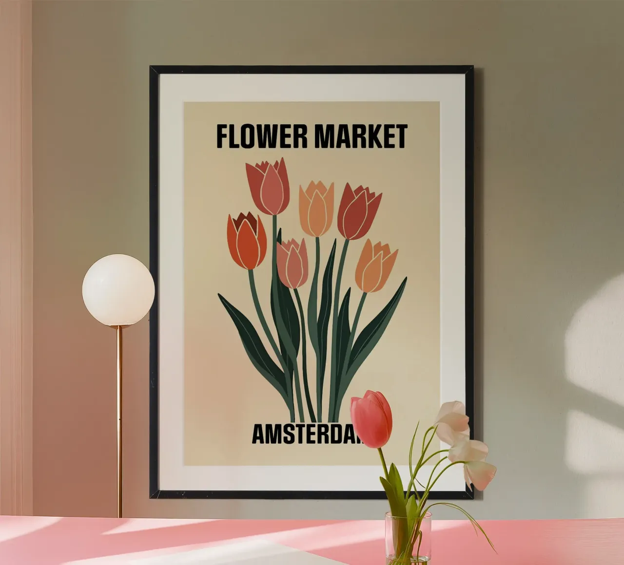 Mercato dei fiori di Amsterdam poster da FlowersShop