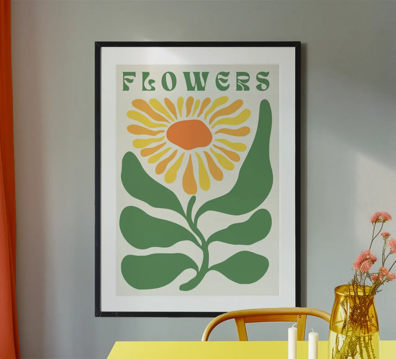 Illustrazione floreale poster da FlowersShop