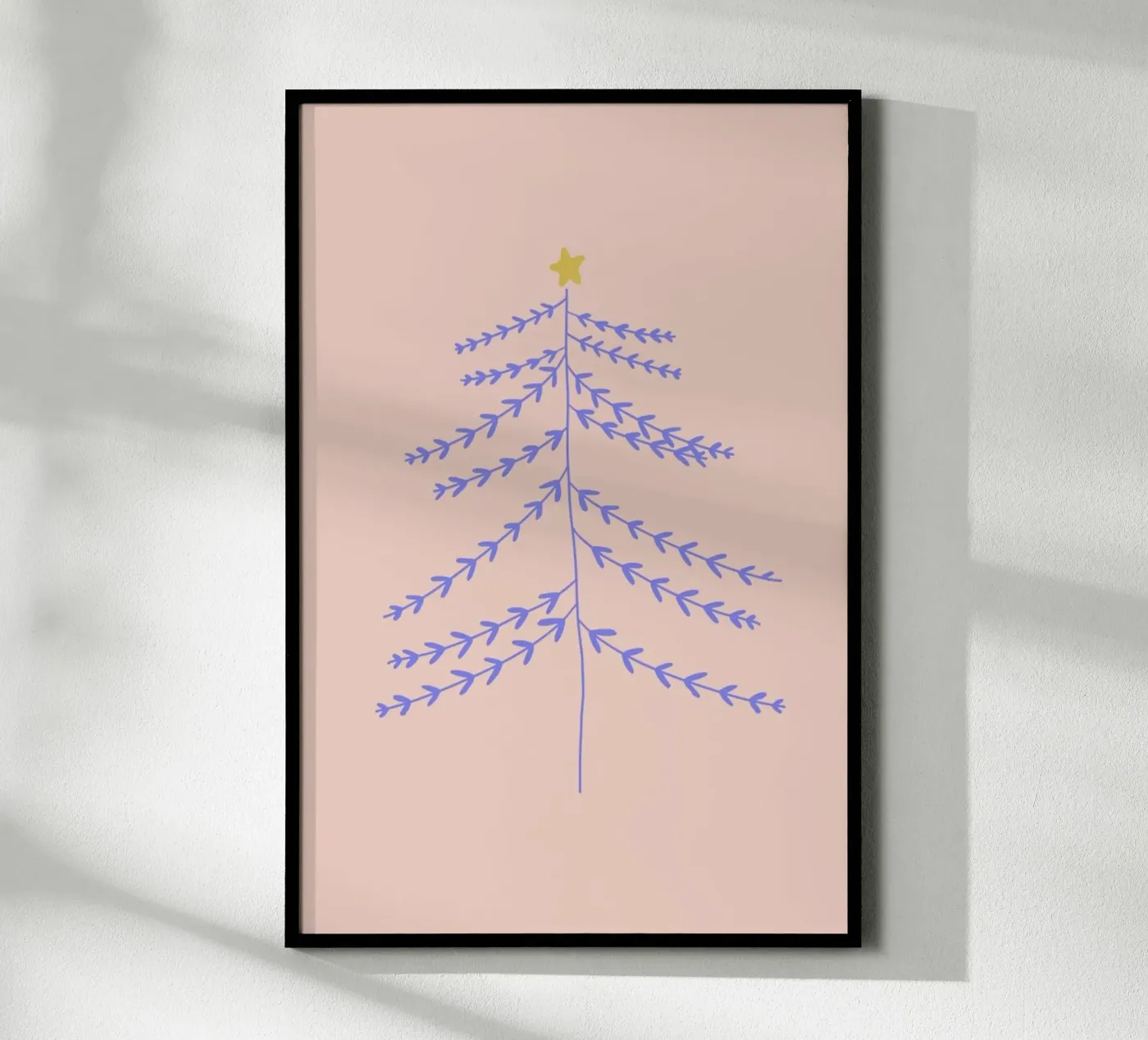 Blue Tree poster van KRUTH DESIGN