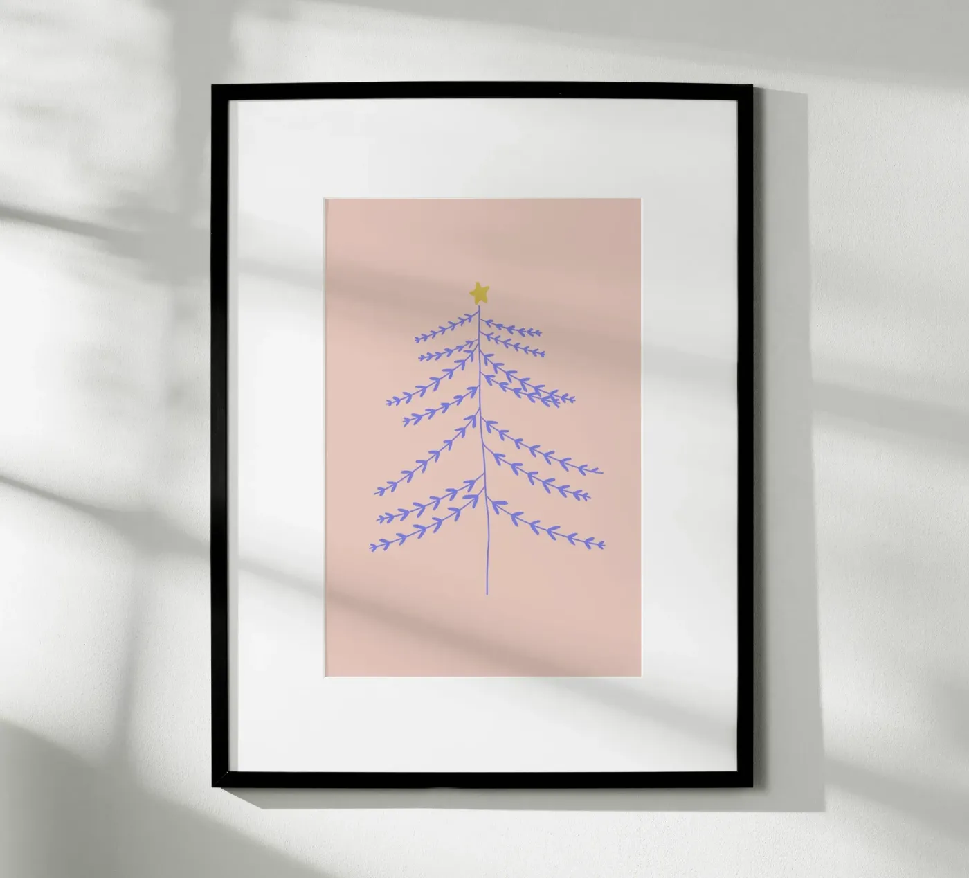 Blue Tree poster van KRUTH DESIGN