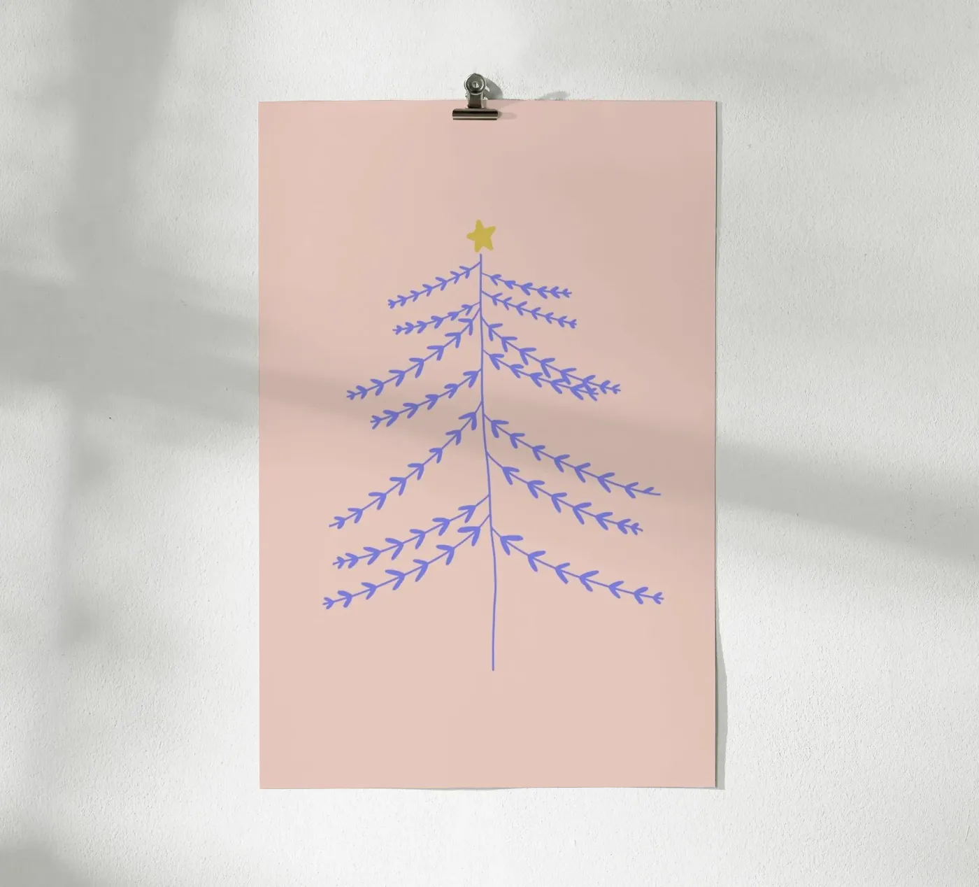 Blue Tree poster van KRUTH DESIGN