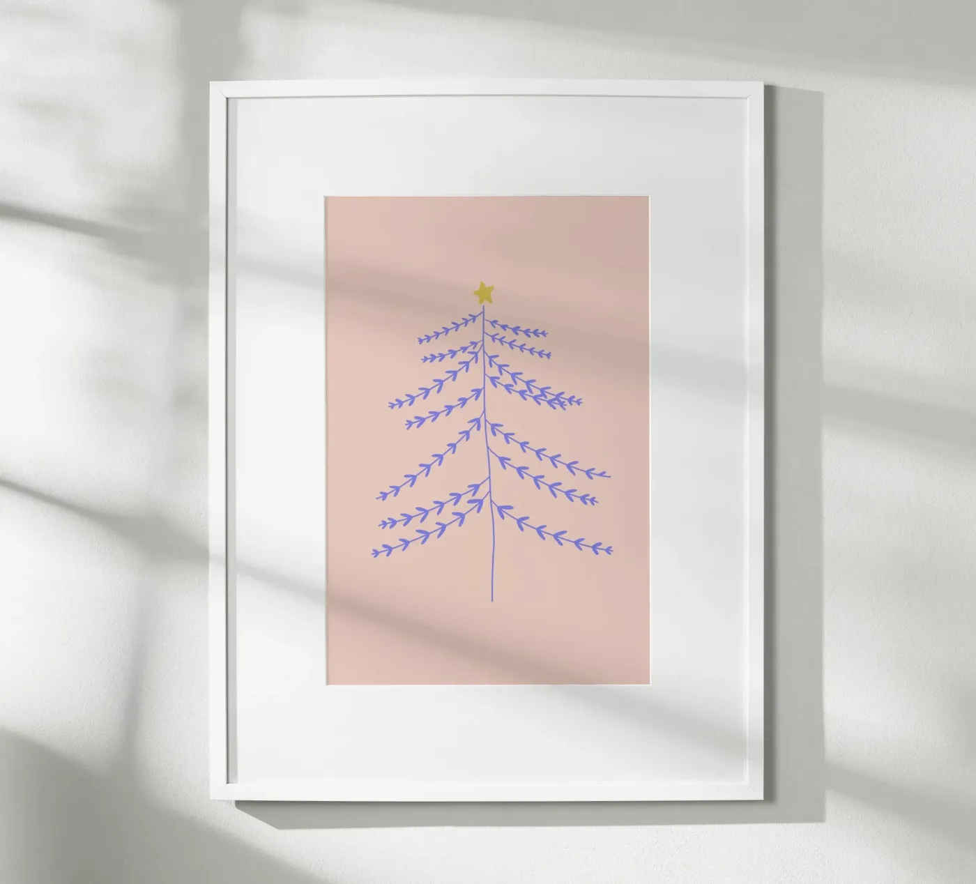 Blue Tree poster van KRUTH DESIGN
