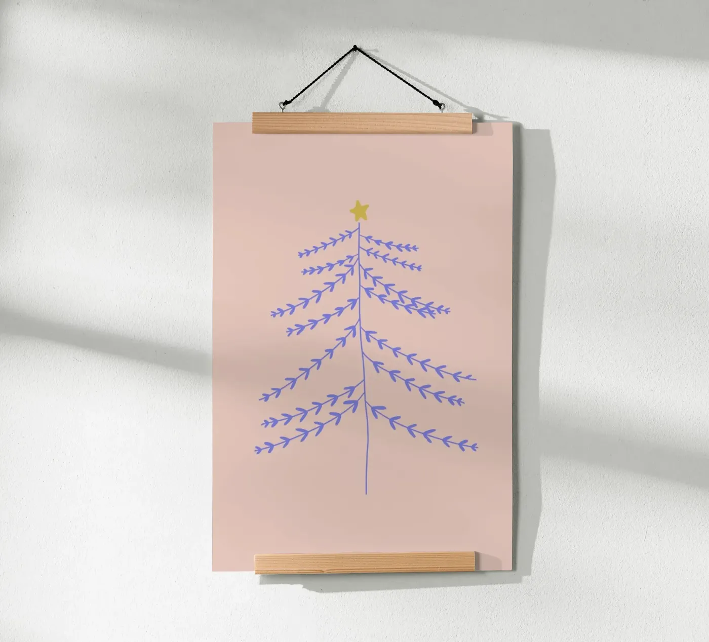 Blue Tree poster van KRUTH DESIGN