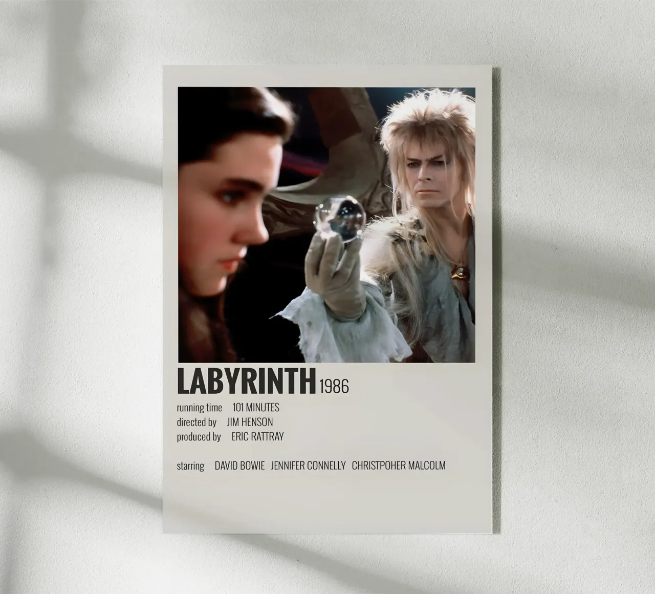 LABYRINTH 1986 plexiglass da MVFminimalist
