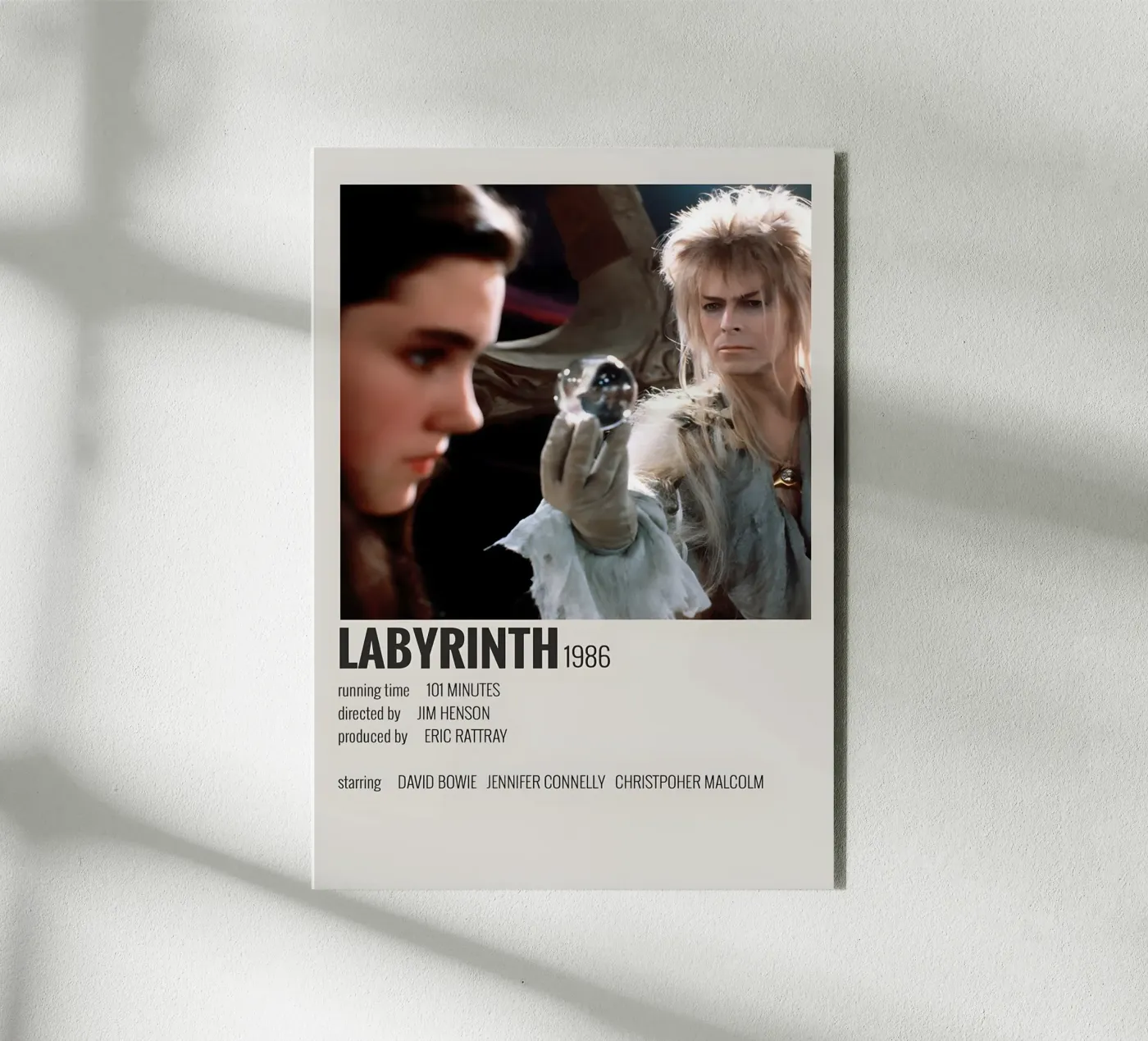 LABYRINTH 1986 alluminio dibond da MVFminimalist