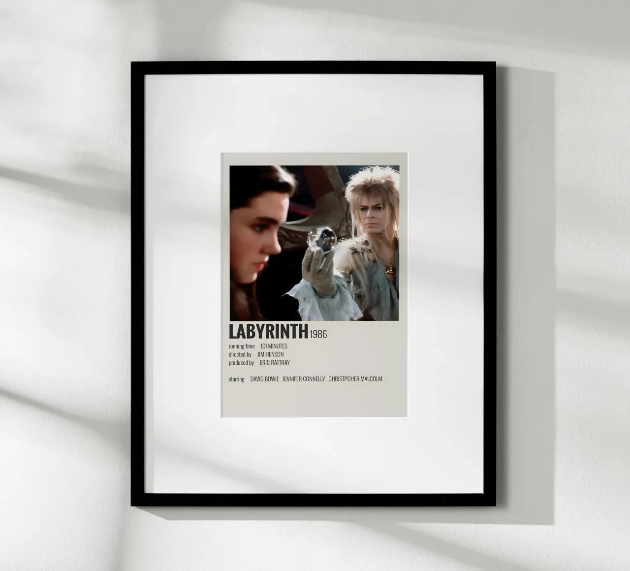 LABYRINTH 1986 poster da MVFminimalist