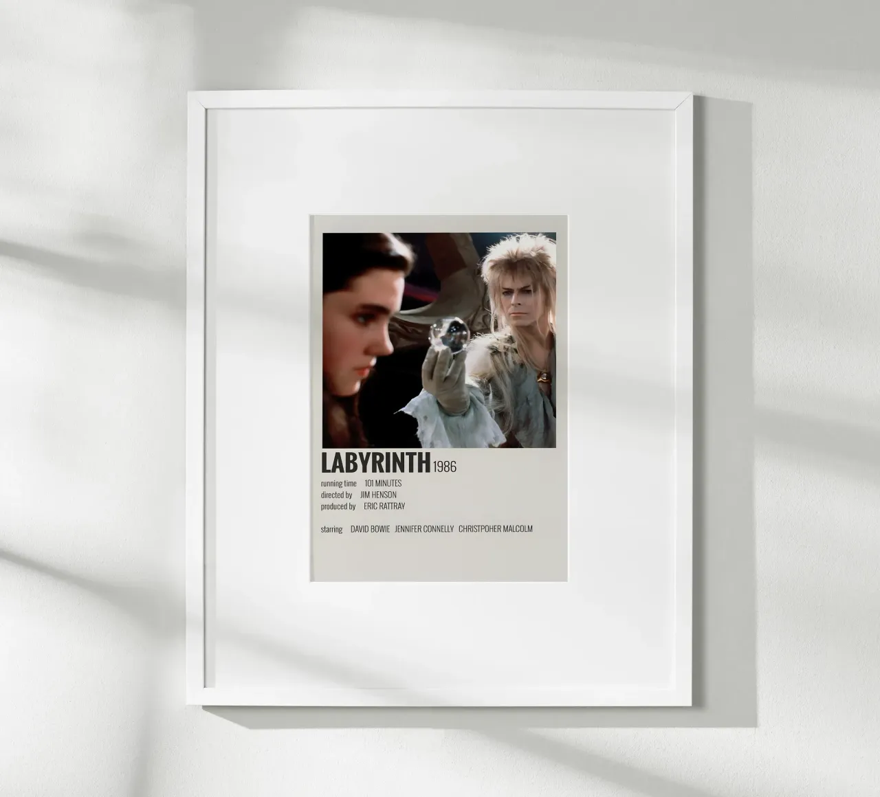 LABYRINTH 1986 poster da MVFminimalist