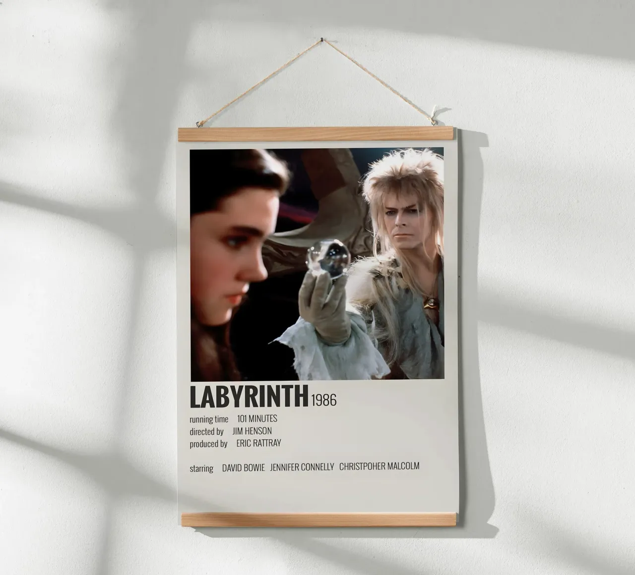 LABYRINTH 1986 poster da MVFminimalist