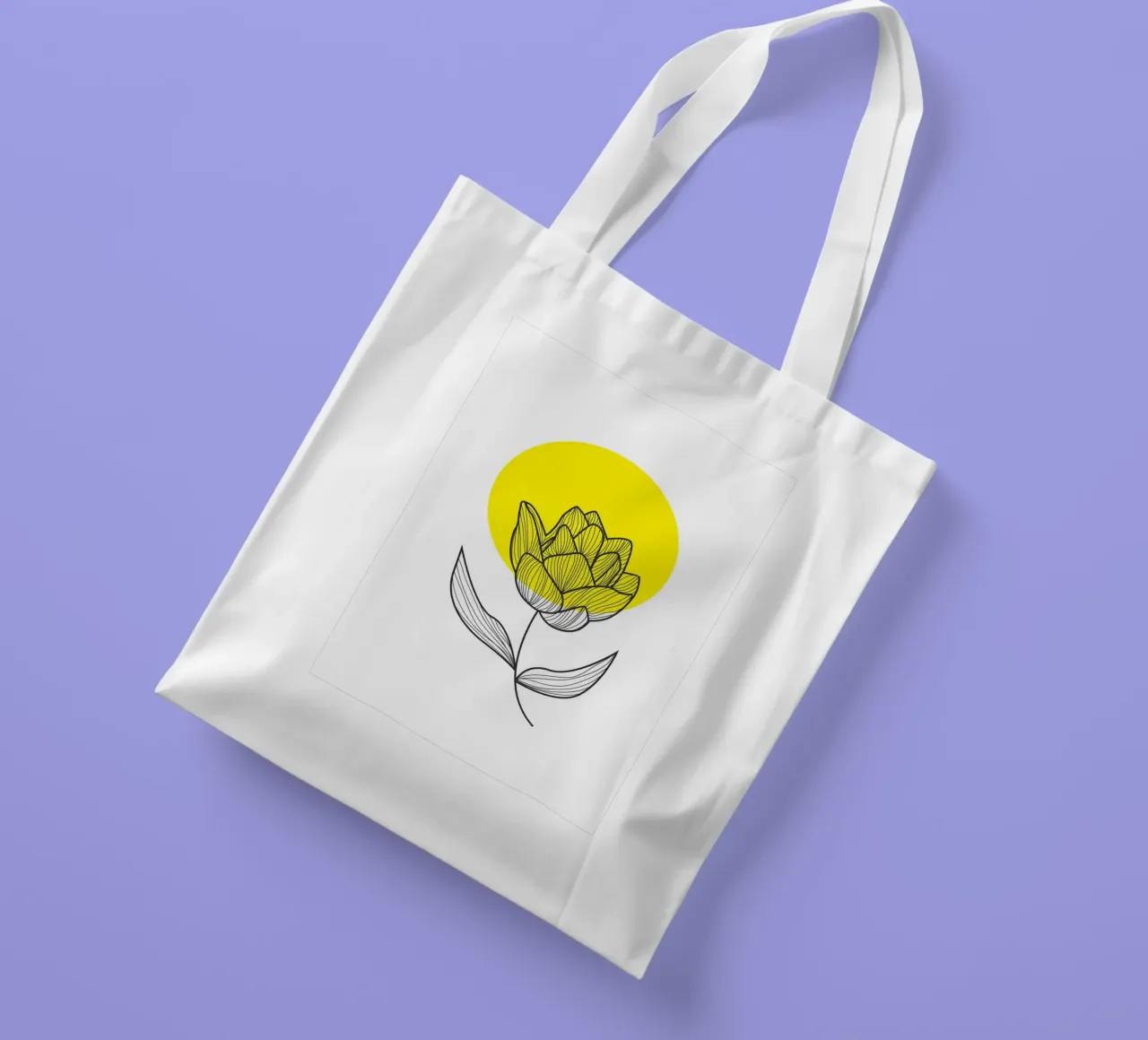 sole e fiore borsa in juta da FlowersShop