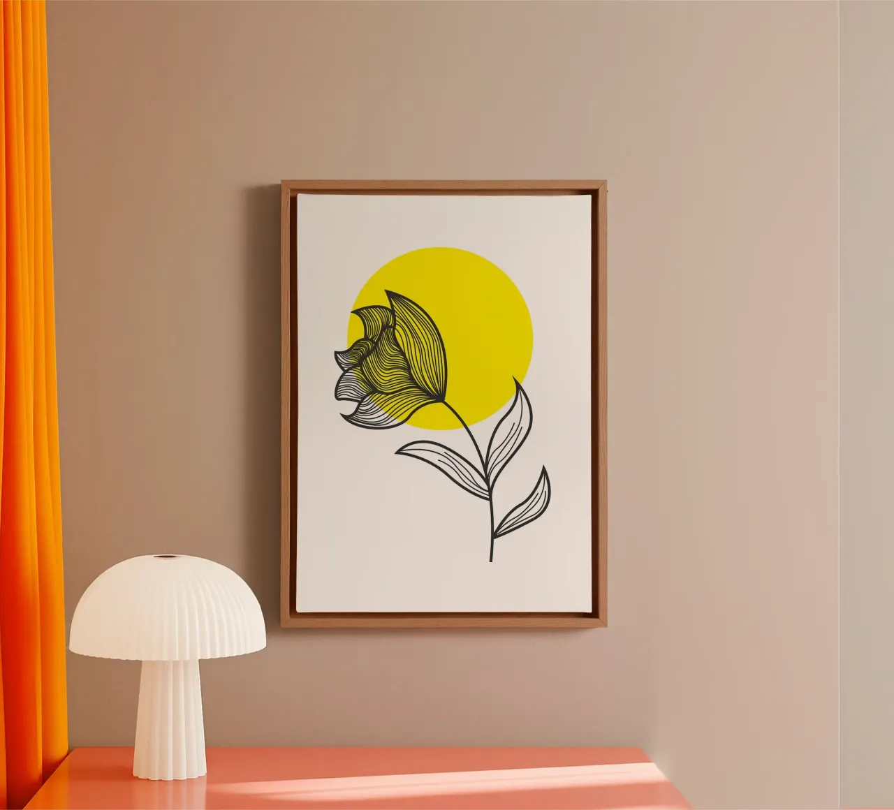 fiore e sole tela da FlowersShop