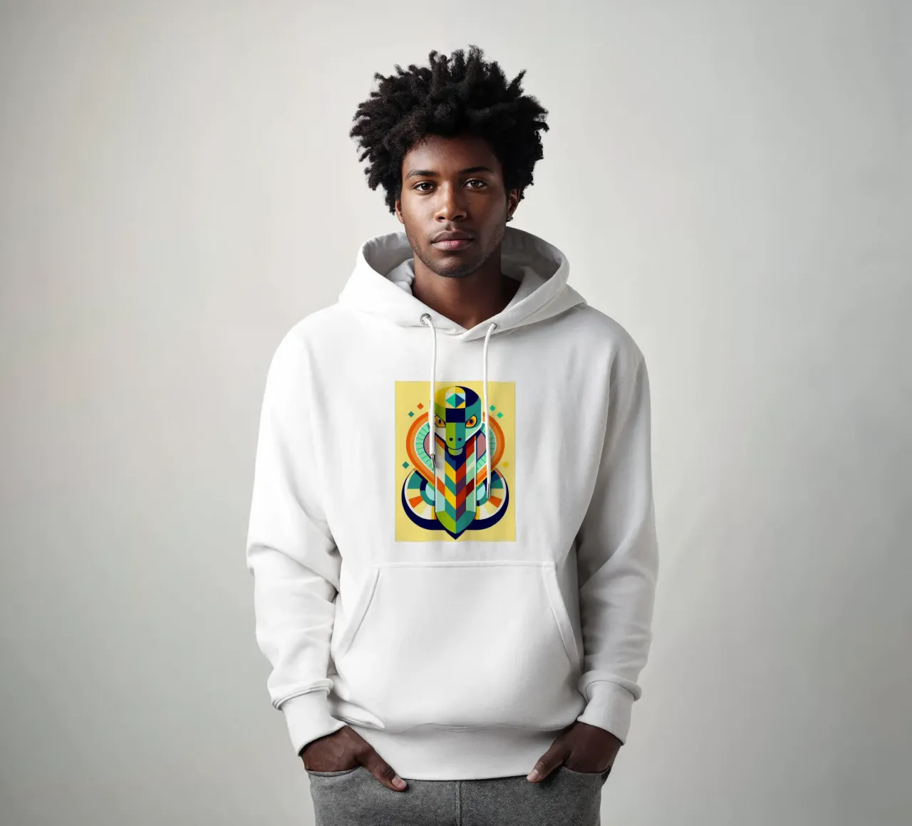 serpiente cobra sudadera con capucha de nemaro