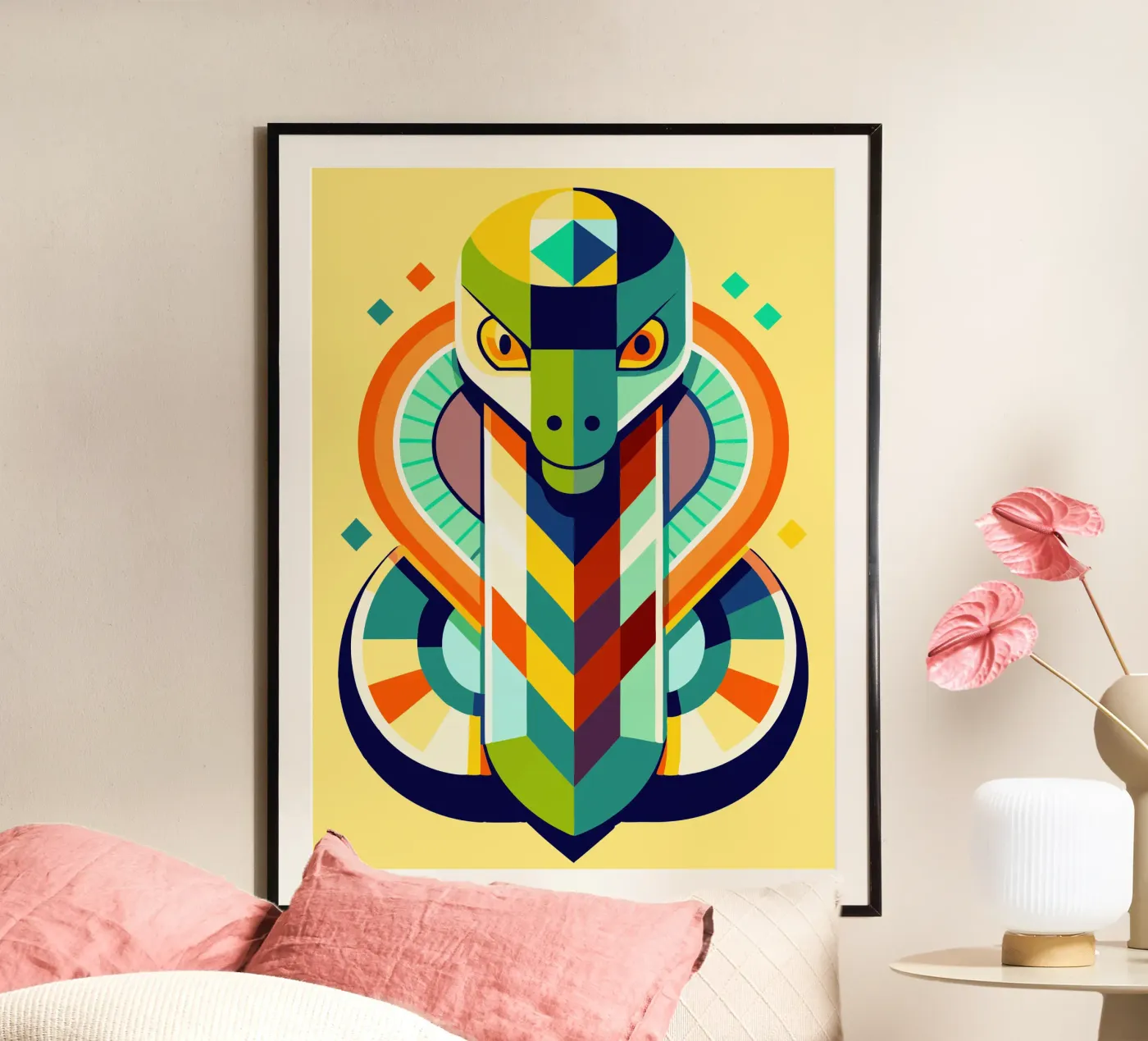 cobra snake poster by nemaro